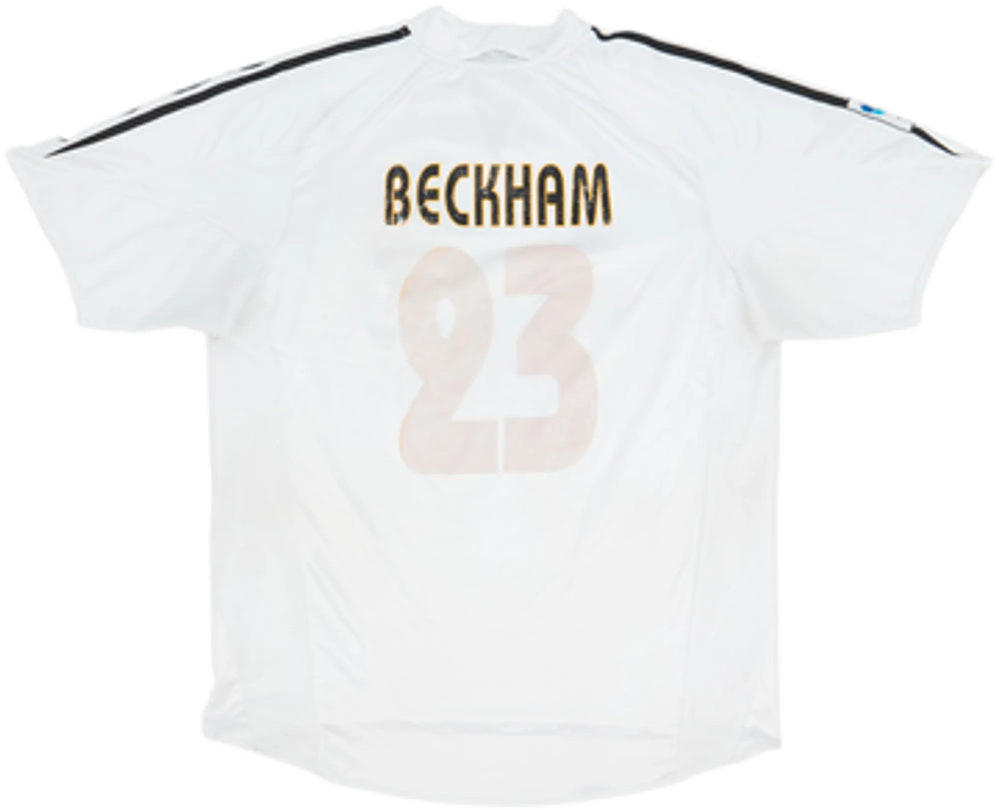 2004-05 Real Madrid Home Shirt Beckham #23 - 4/10 - (L)