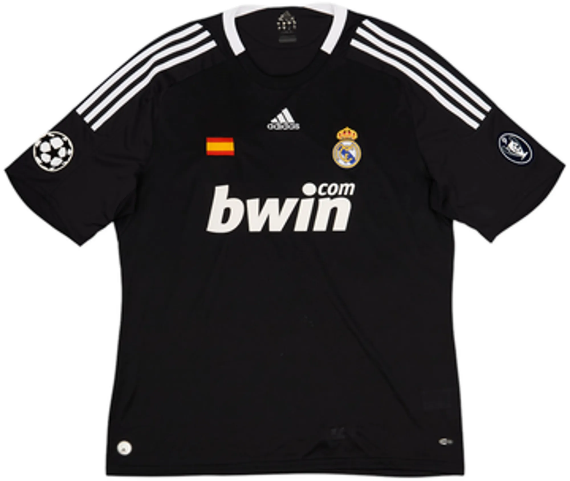 2008-09 Real Madrid CL Third Shirt Guti. Haz #14 - 7/10 - (XL)