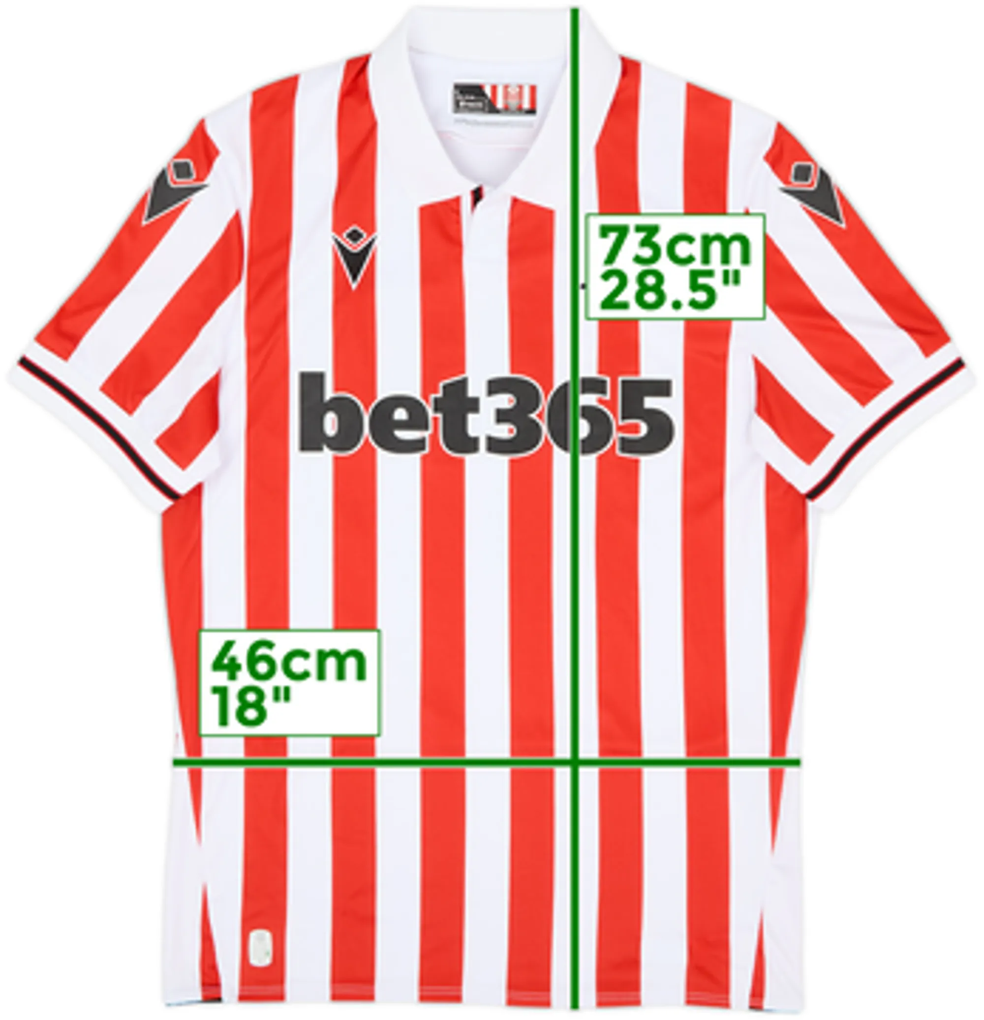 2023-24 Stoke City Home Shirt - 8/10 - (S)