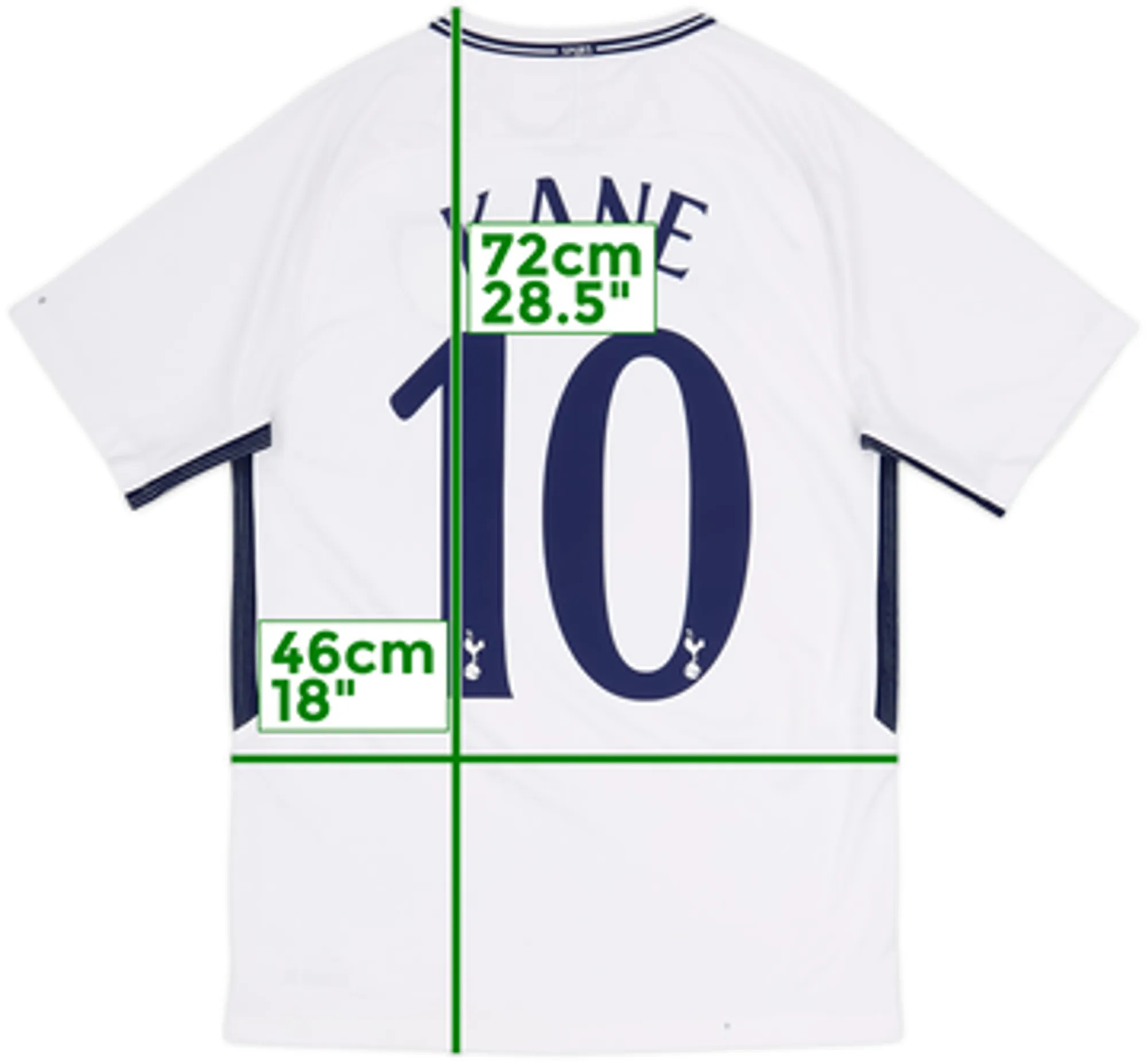 2017-18 Tottenham Home Shirt Kane #10 - 7/10 - (S)