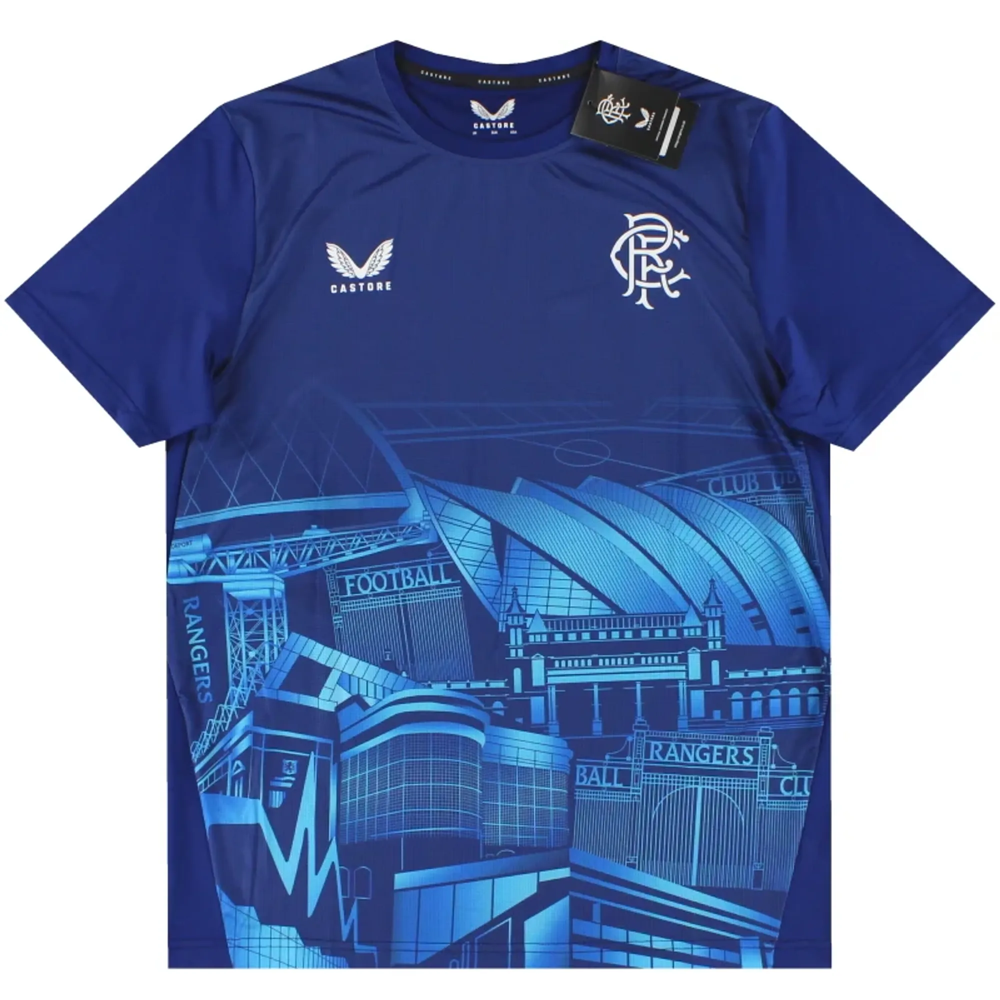 2023-24 Rangers Castore Stadium Print Tee *BNIB* - Rangers / BNIB 