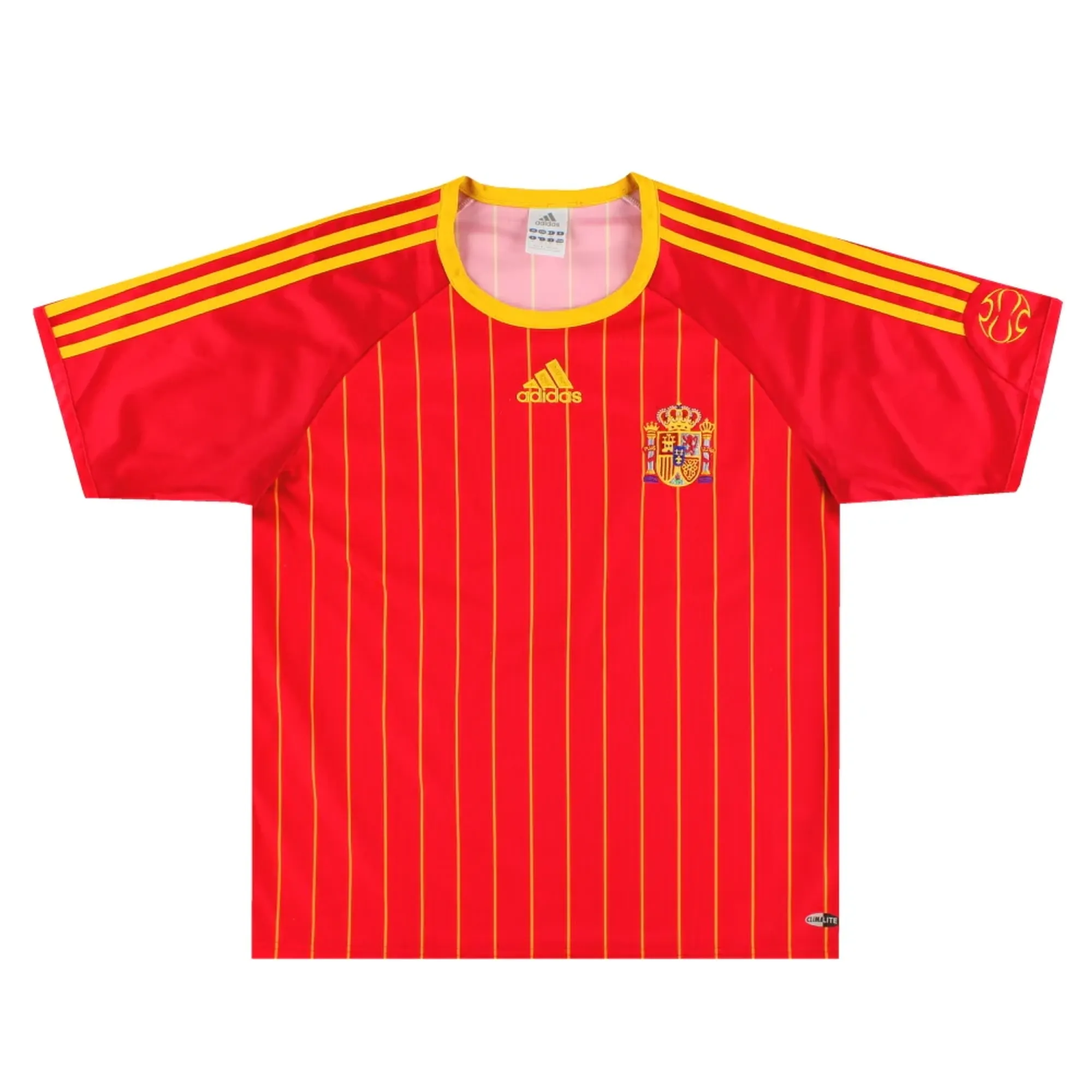 2006-08 Spain adidas Basic Home Shirt M - Spain / Excellent 