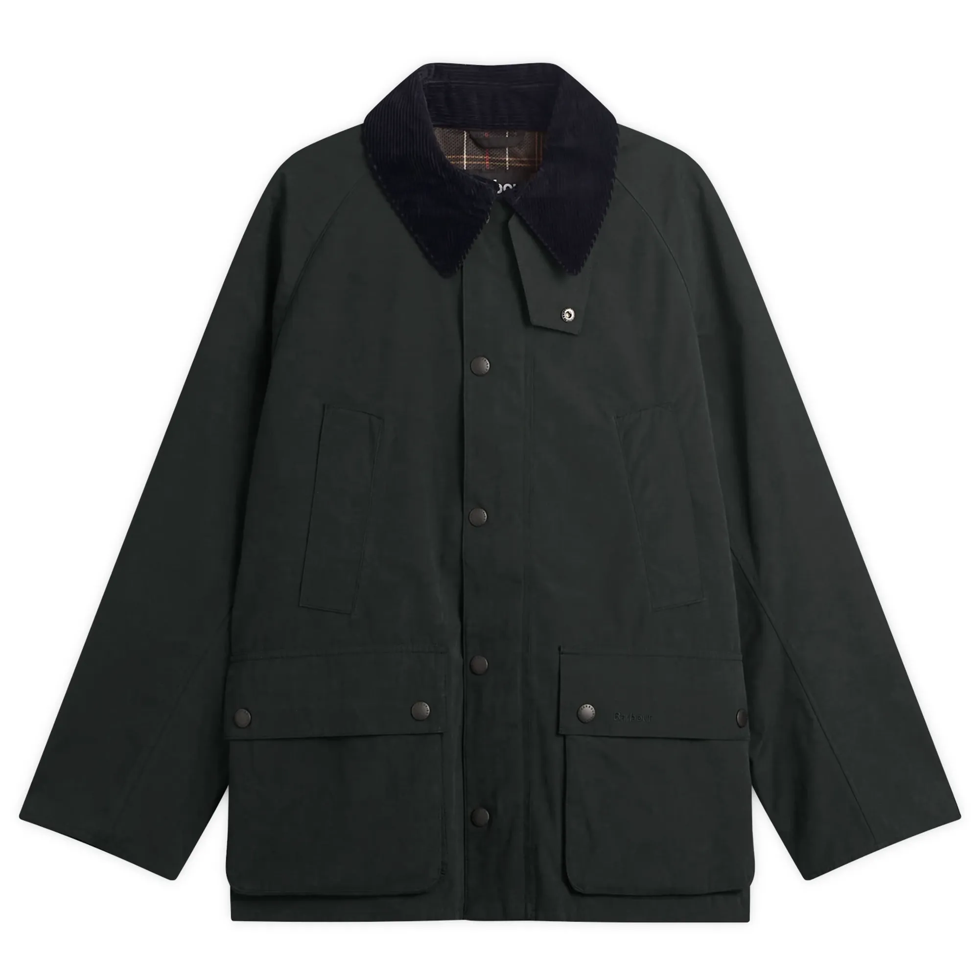 Barbour Men's OS Peached Bedale Casual Jacket Navy