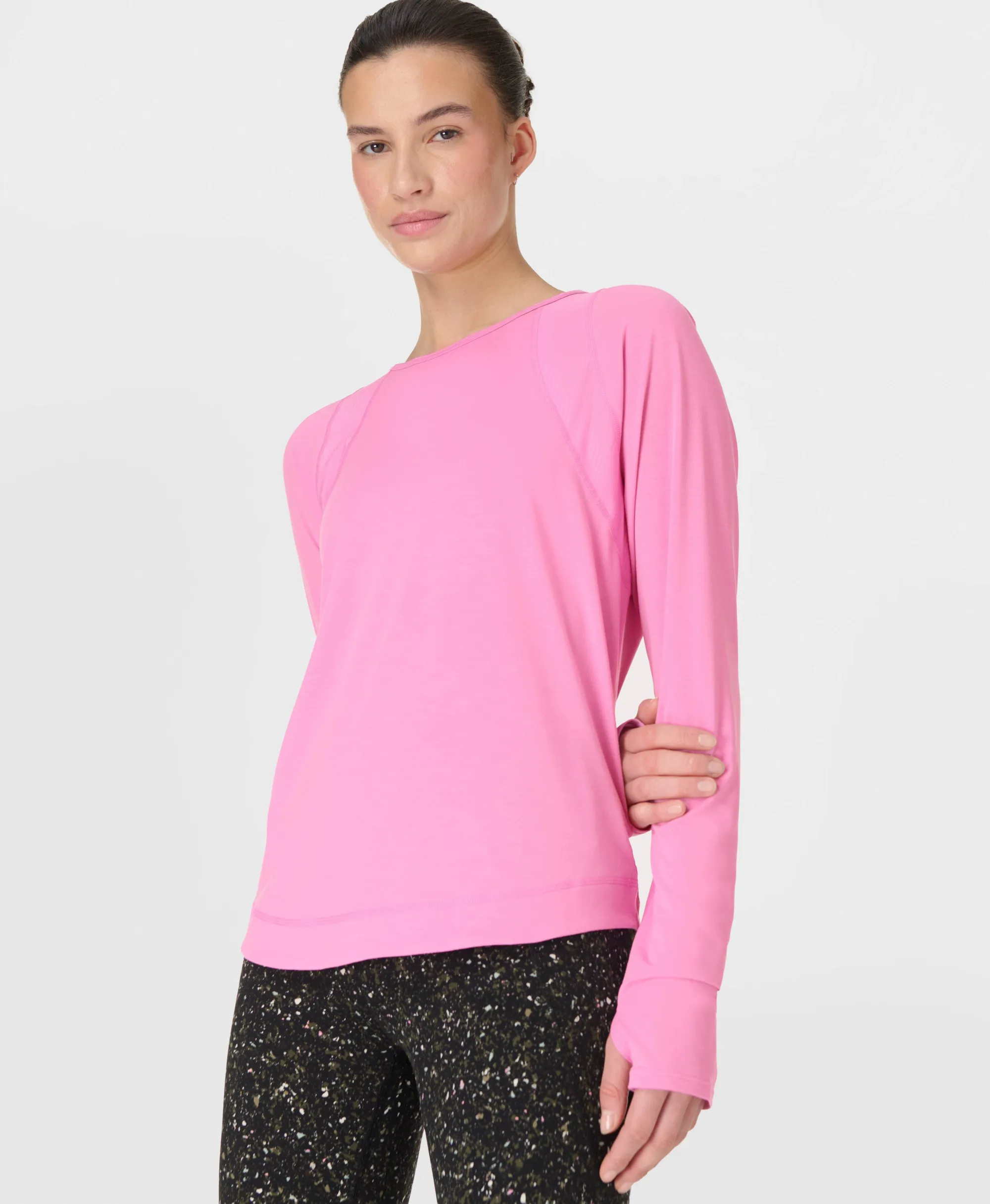 Breathe Easy Mesh Long Sleeve Top