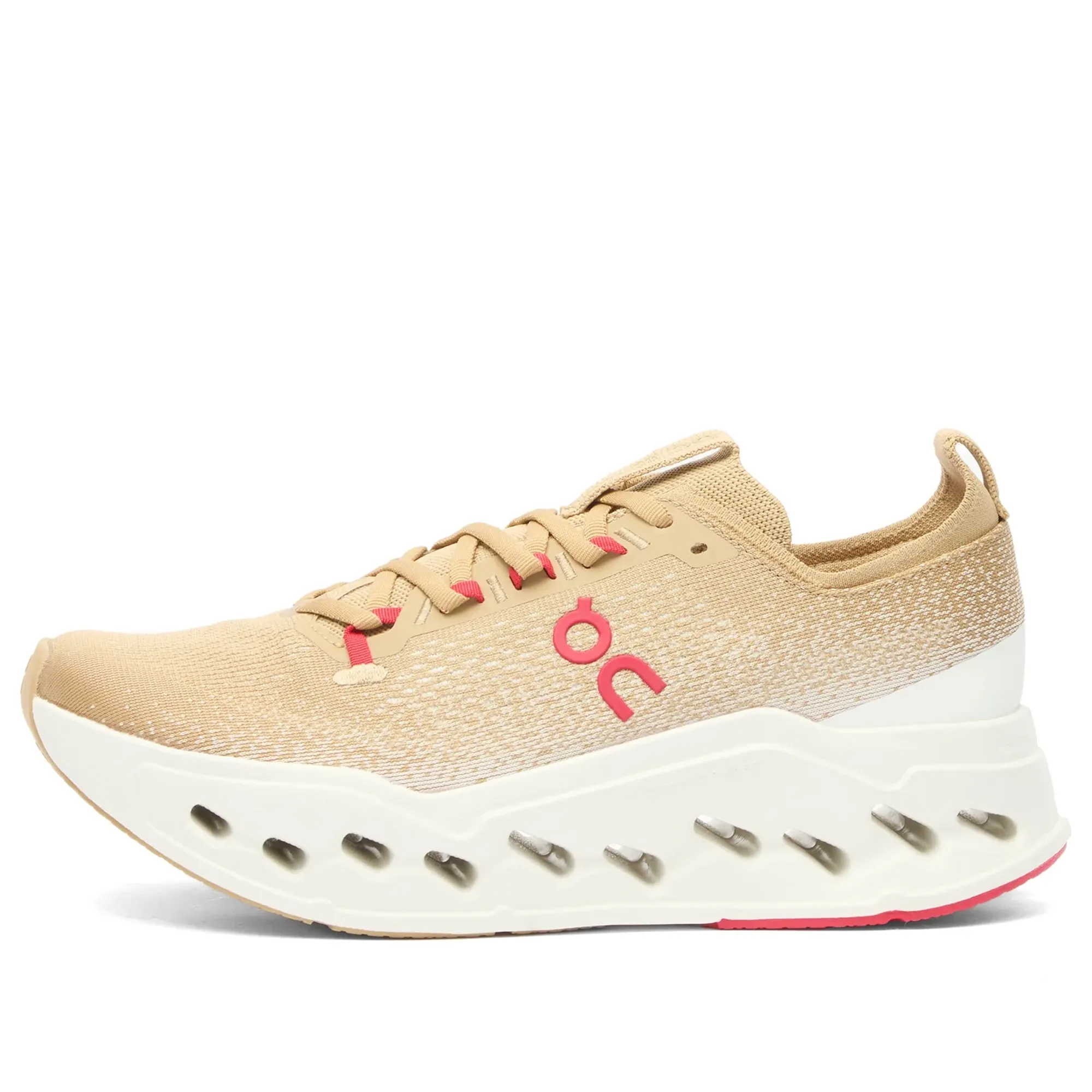 ON Women's Cloudsurfer Max Sneaker Chai/Ivory