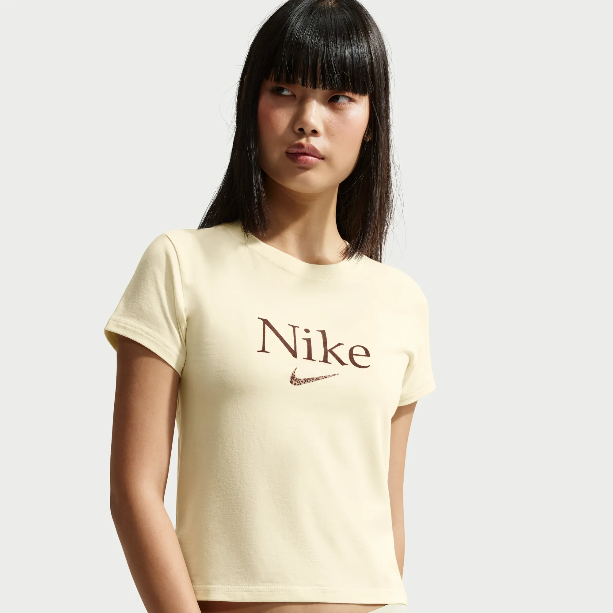 Nike Women's Cropped T-Shirt - White