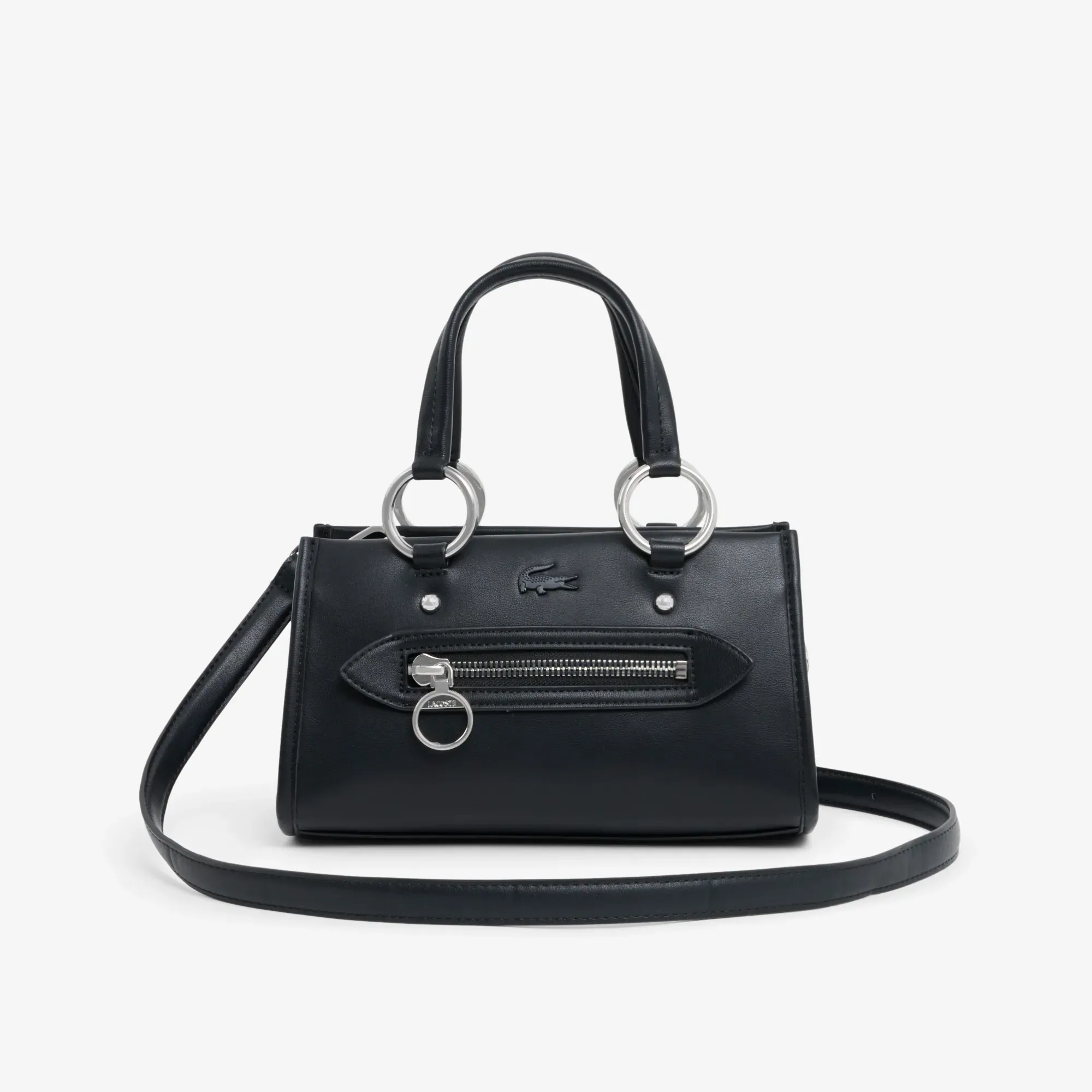 Lacoste Small Celys Top Handle Bag - Black