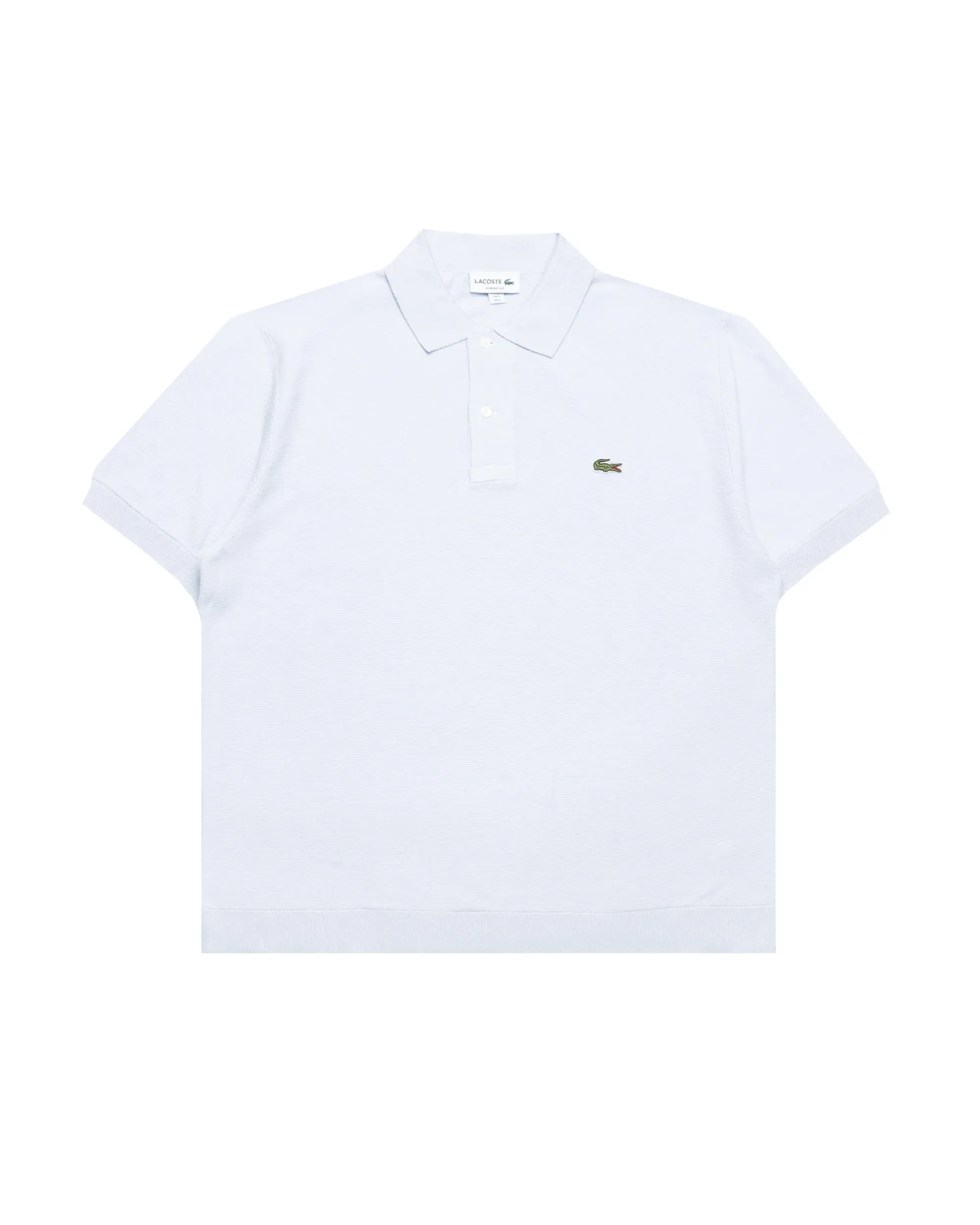 Lacoste Classic Fit Knitted Polo Shirt - Light Blue