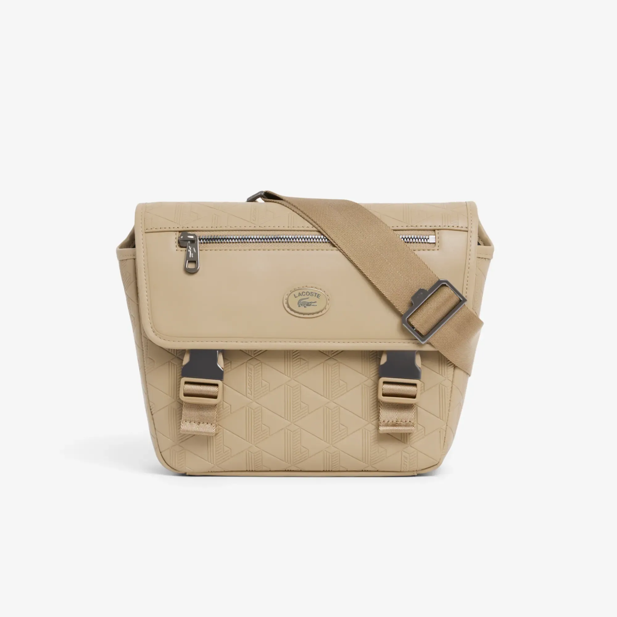 Lacoste Small Monogram Messenger Bag - Viennois