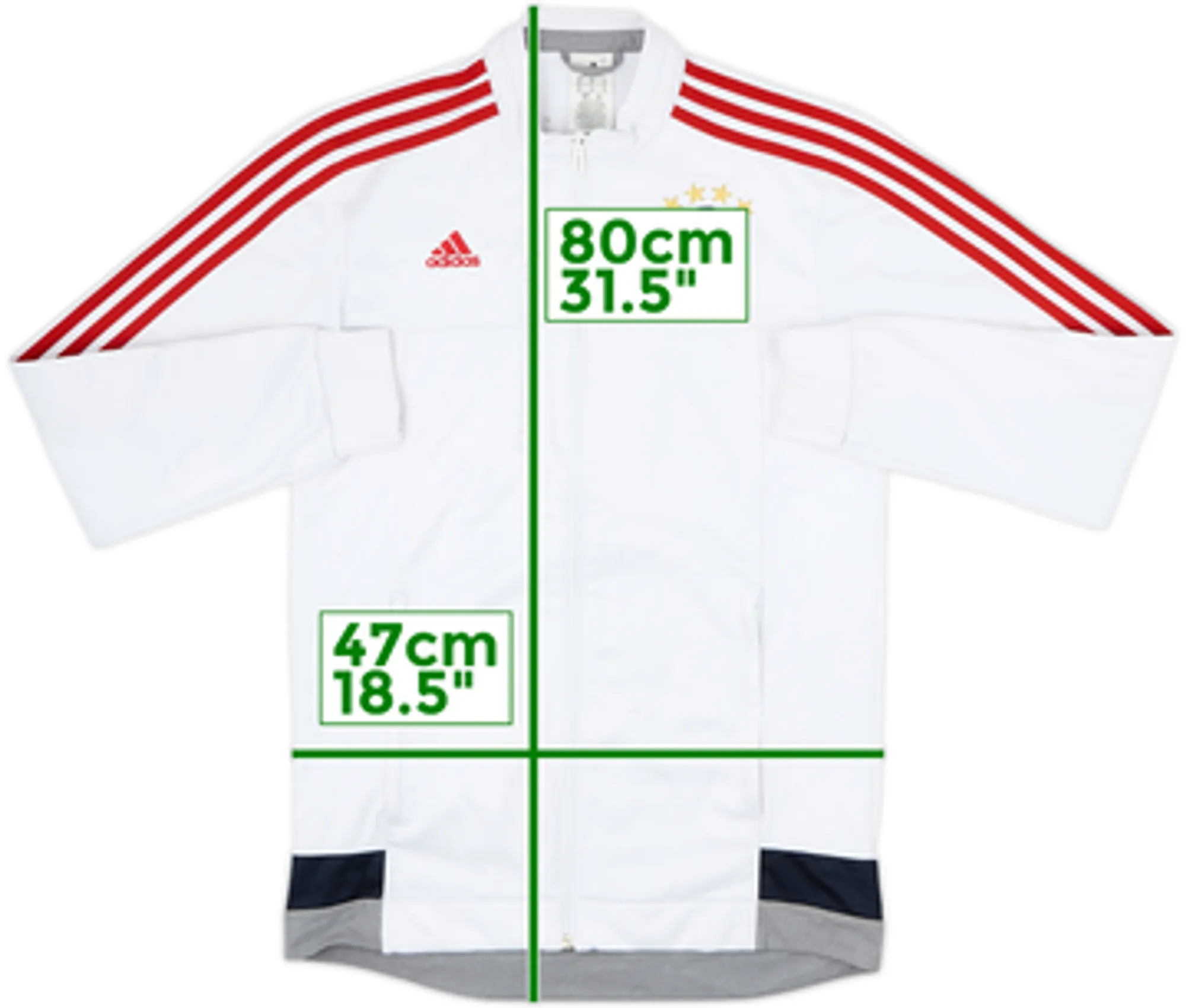 2015-16 Bayern Munich adidas Track Jacket - 6/10 - (L)