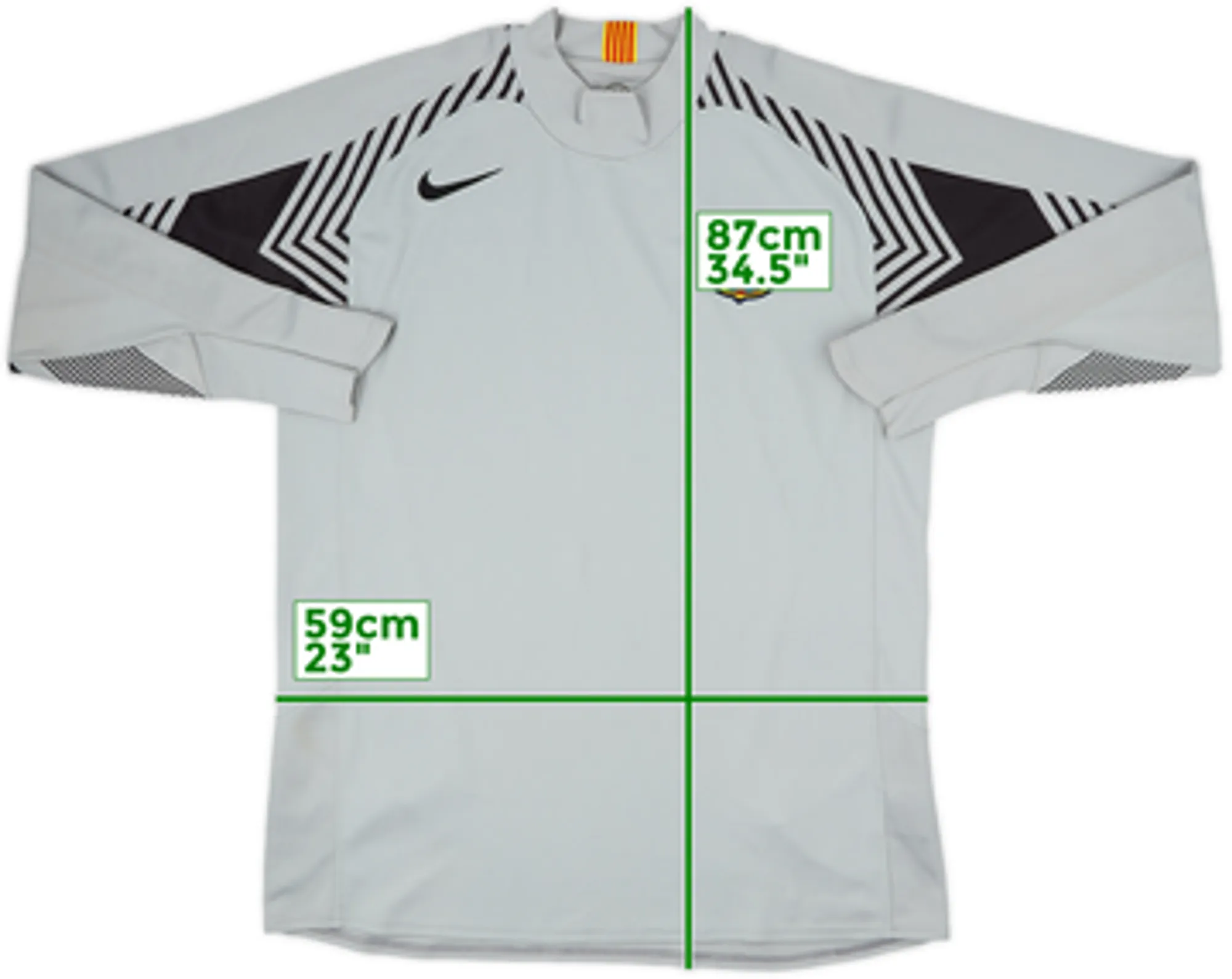 2004-05 Barcelona Player Issue GK Shirt - 8/10 - (XL)