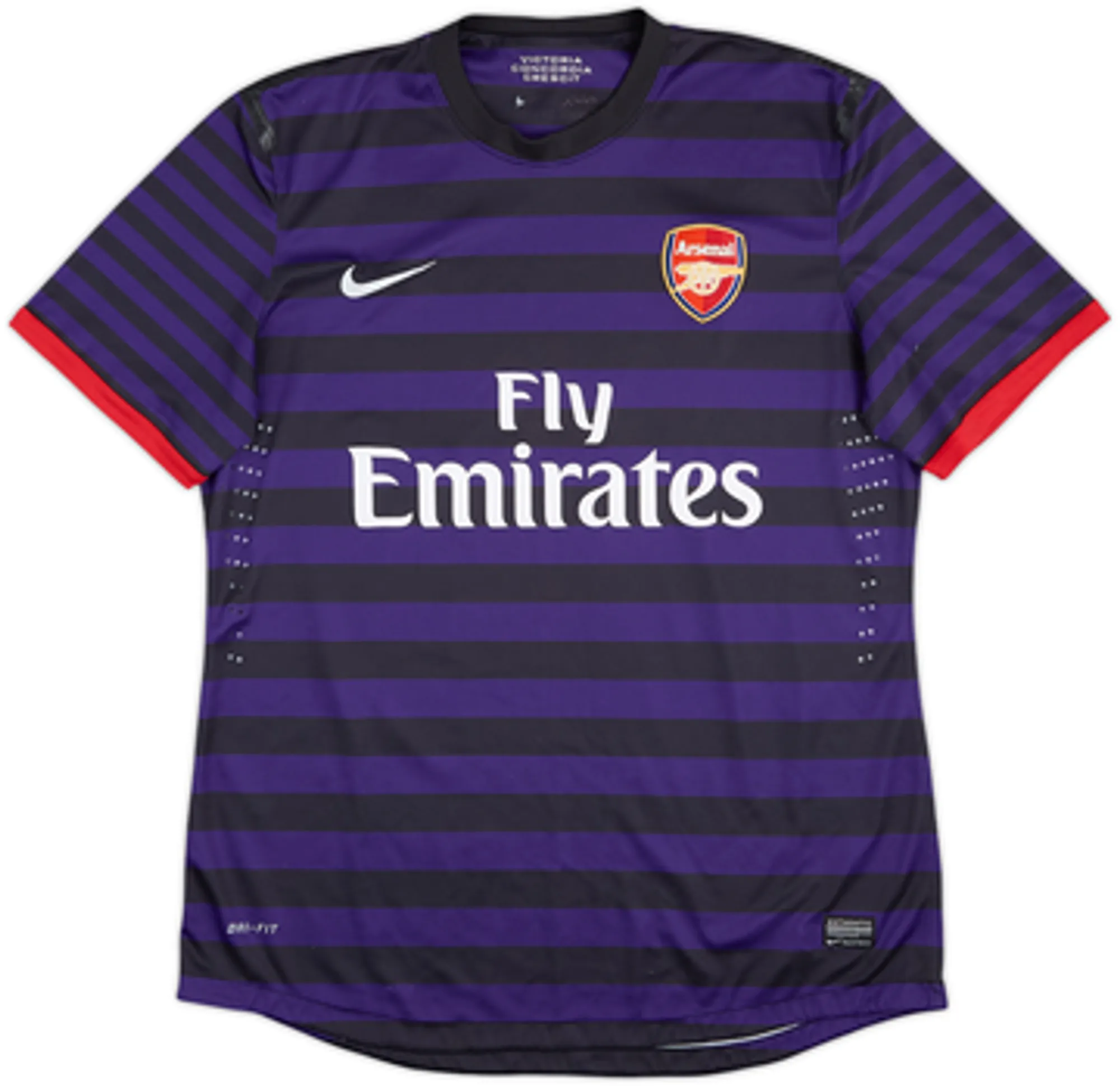 2012-13 Arsenal Player Issue Away Shirt Arteta #8 - 7/10 - (M)