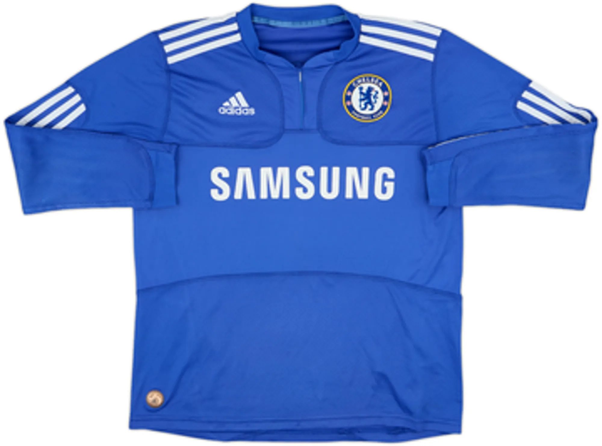2009-10 Chelsea Home L/S Shirt Drogba #11 - 7/10 - (M)