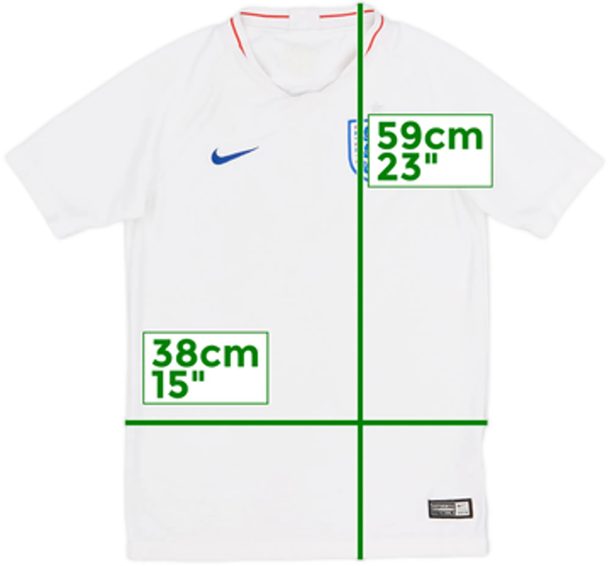 2018-19 England Home Shirt - 8/10 - (M.Boys)
