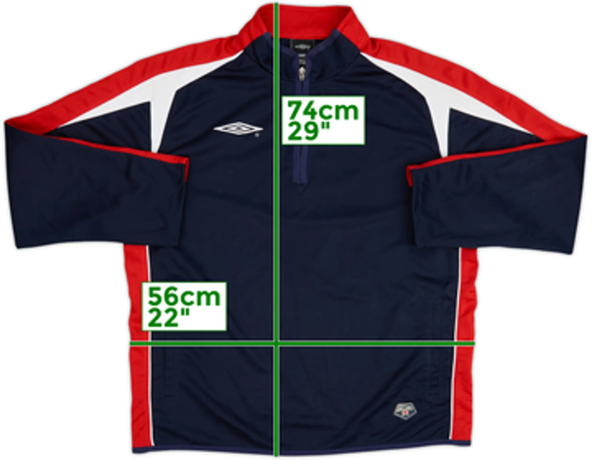 2004-05 England Umbro Track Jacket - 6/10 - (XL)