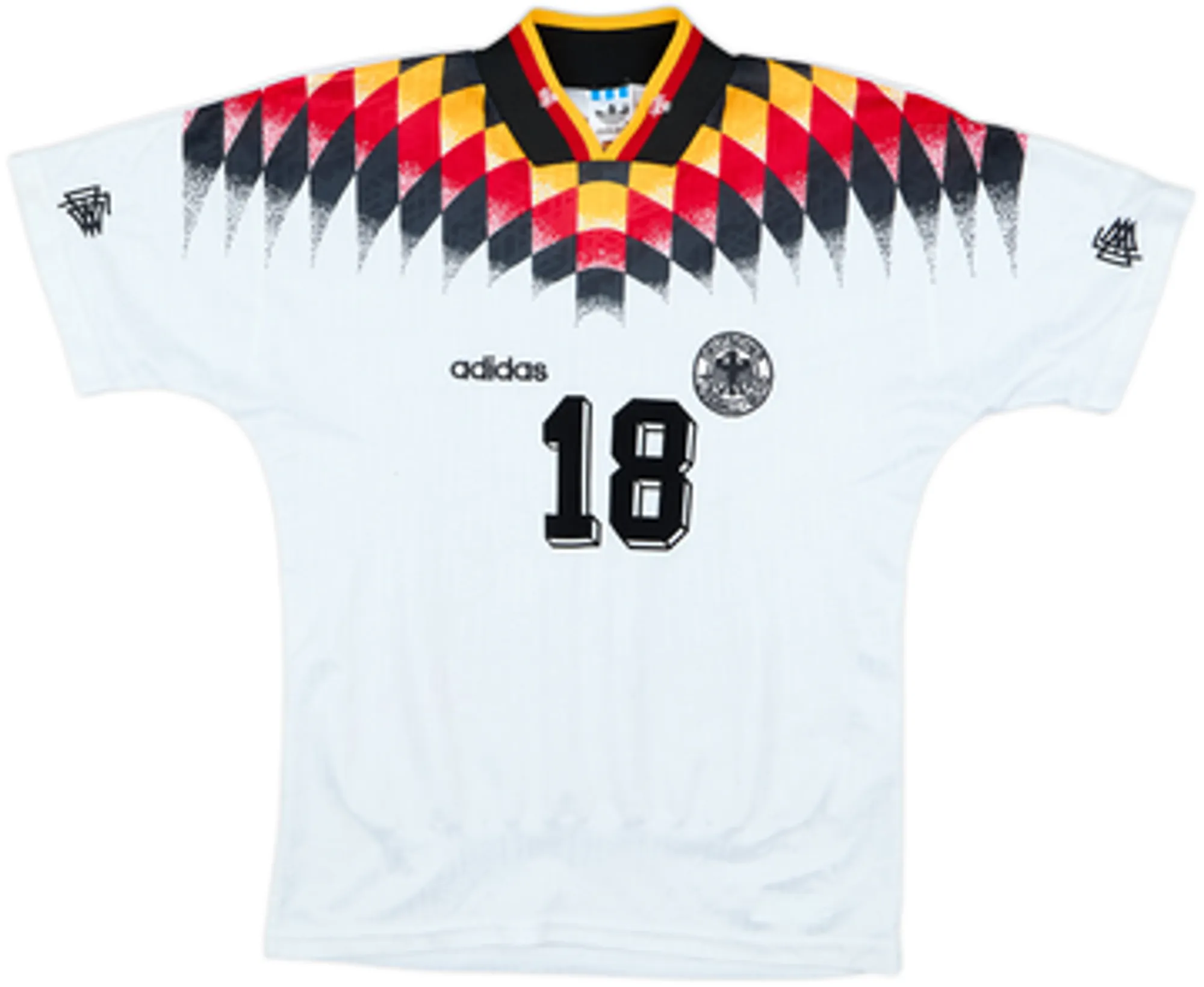 1994-96 Germany Home Shirt Klinsmann #18 - 6/10 - (M)