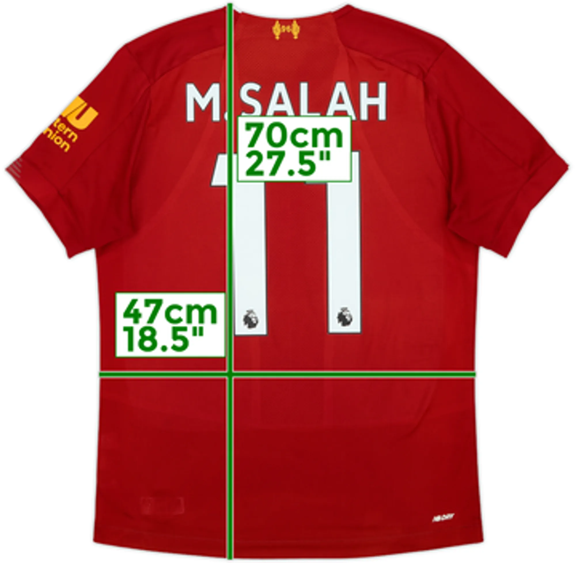 2019-20 Liverpool Home Shirt M.Salah #11 - 5/10 - (L)