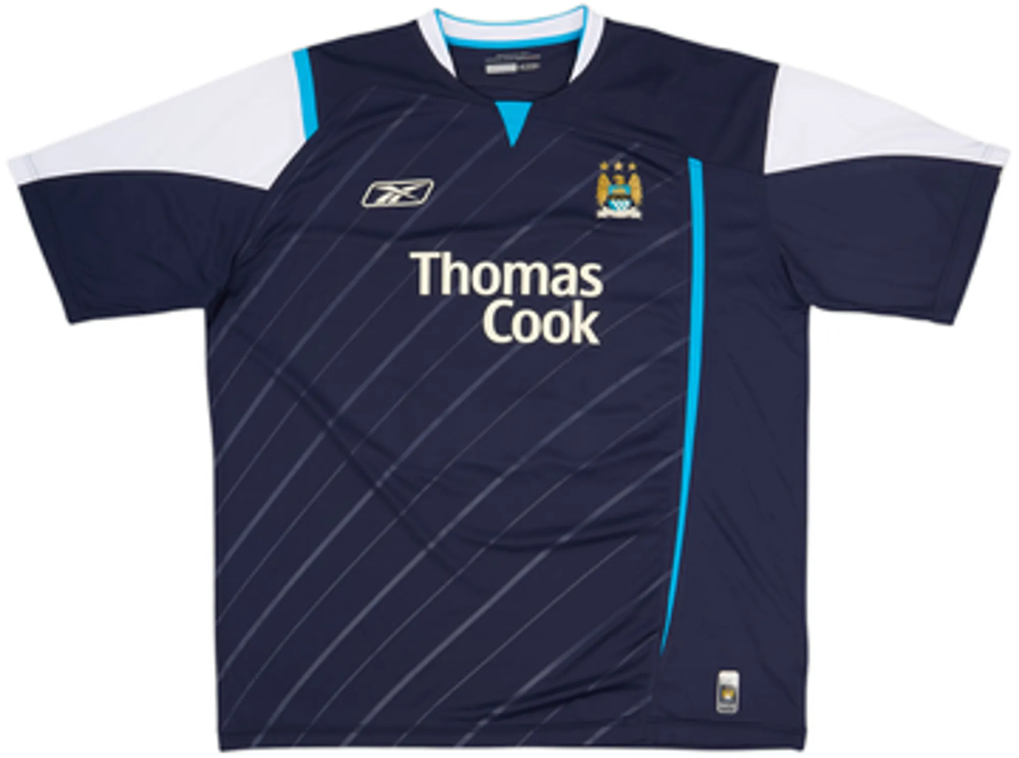 2005-06 Manchester City Away Shirt Dunne #22 - 8/10 - (XL)