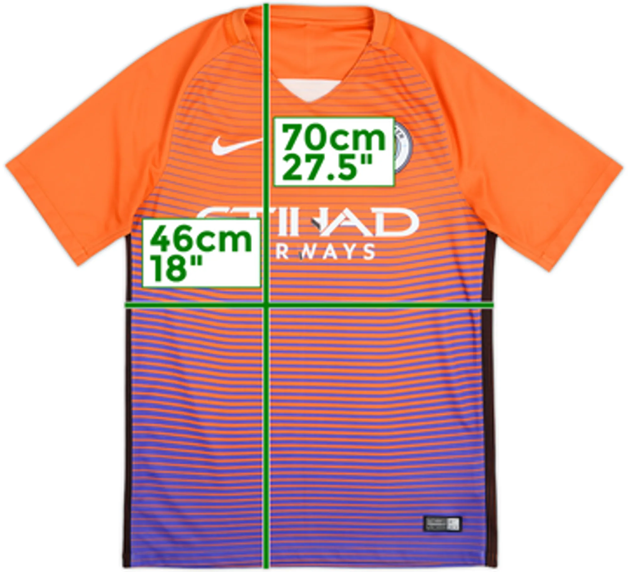 2016-17 Manchester City Third Shirt - 4/10 - (S)