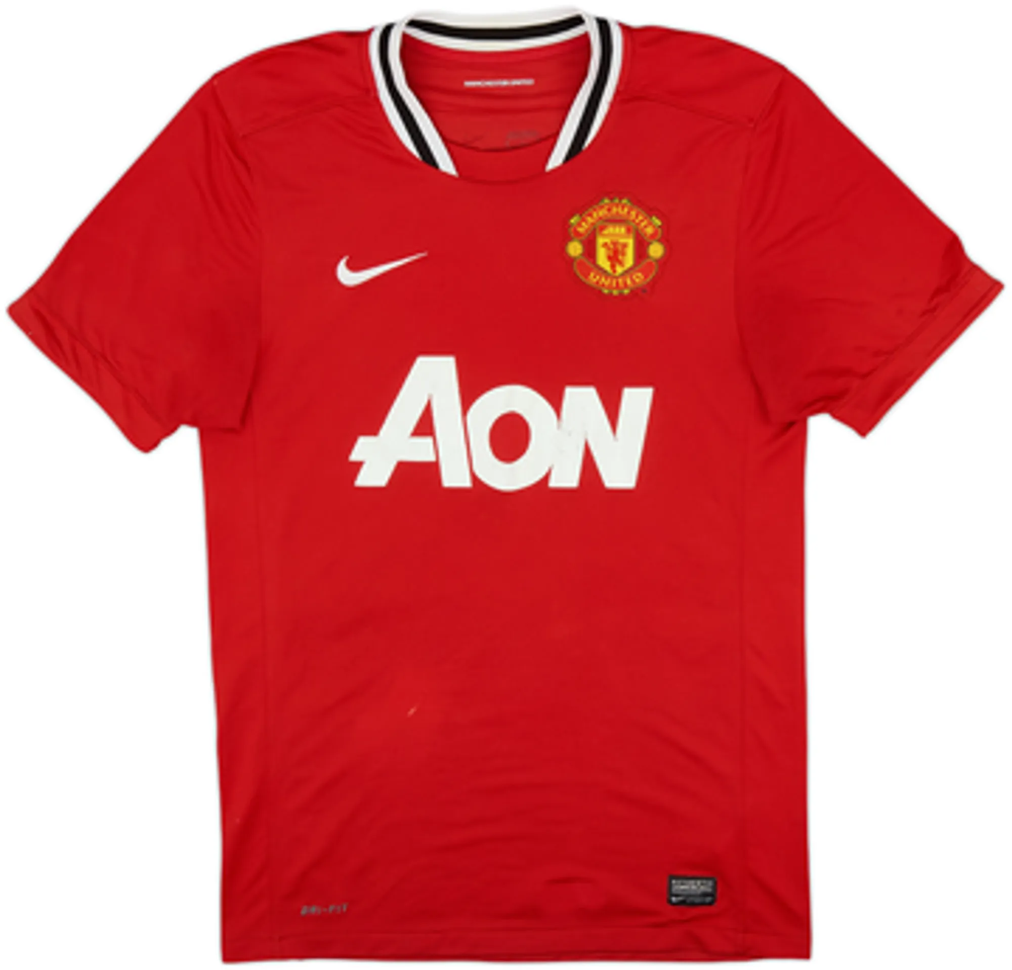 2011-12 Manchester United Home Shirt J.S.Park #13 - 5/10 - (M)