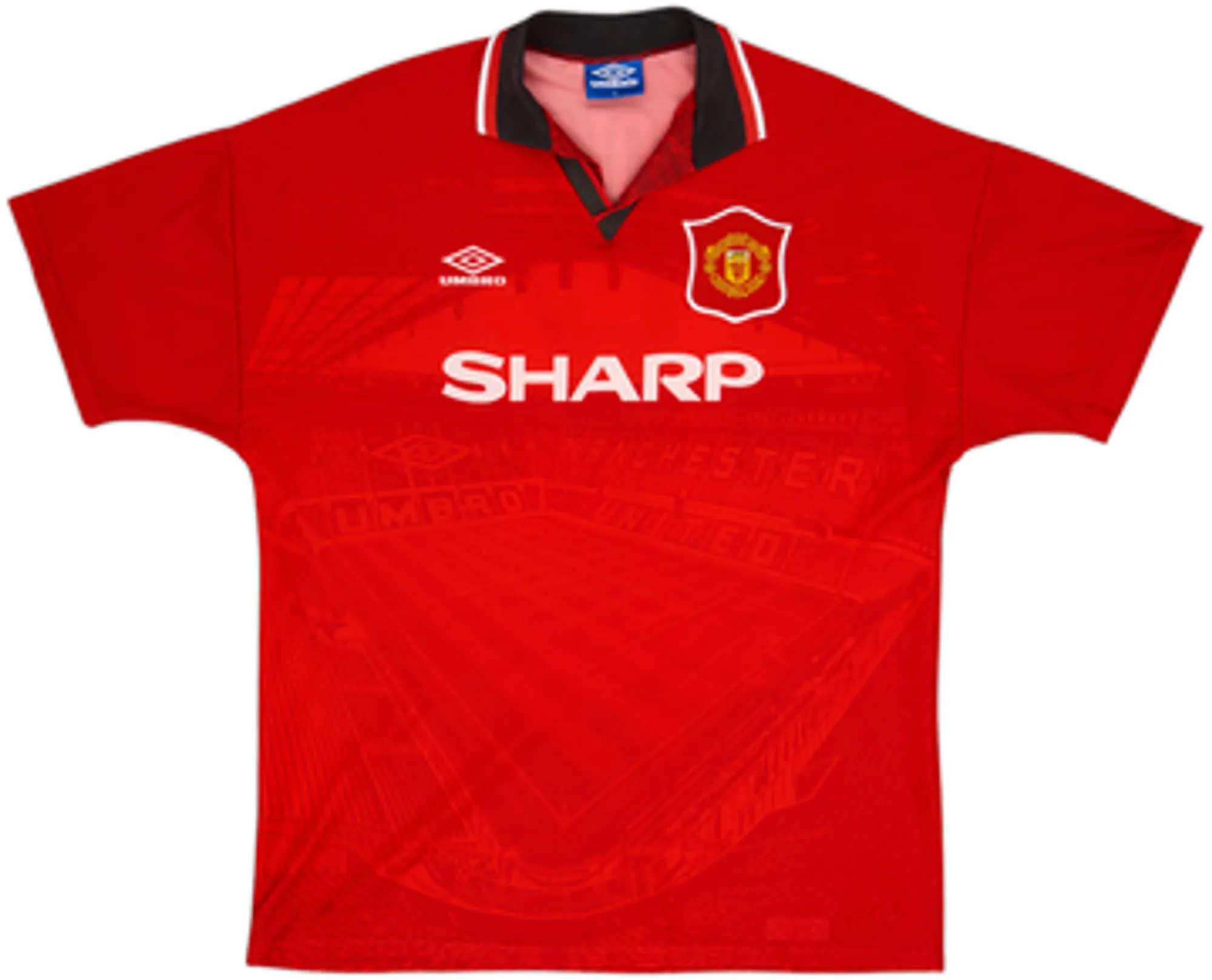 1994-96 Manchester United Home Shirt Cole #17 - 8/10 - (XL)