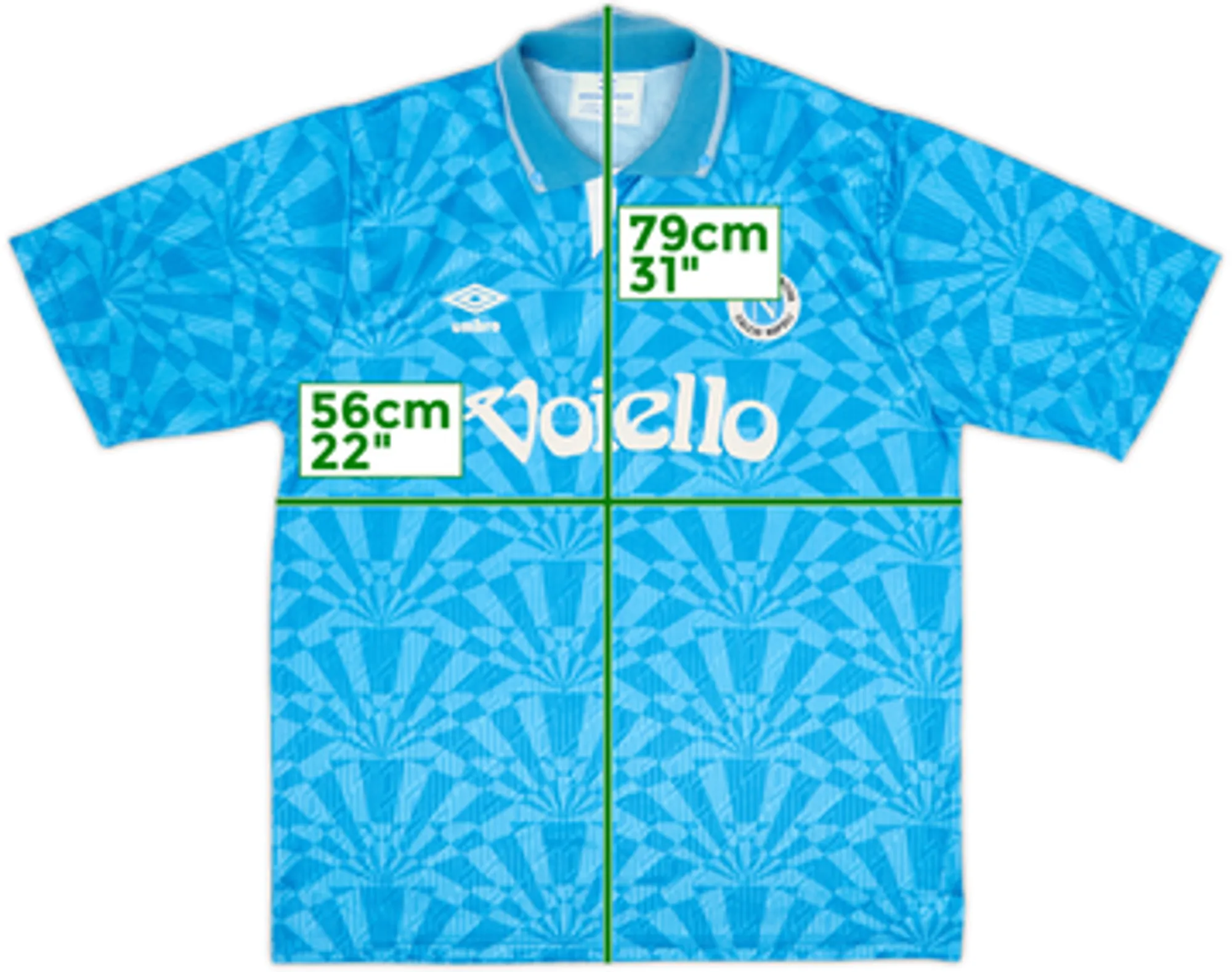 1991-93 Napoli Home Shirt - 8/10 - (L)