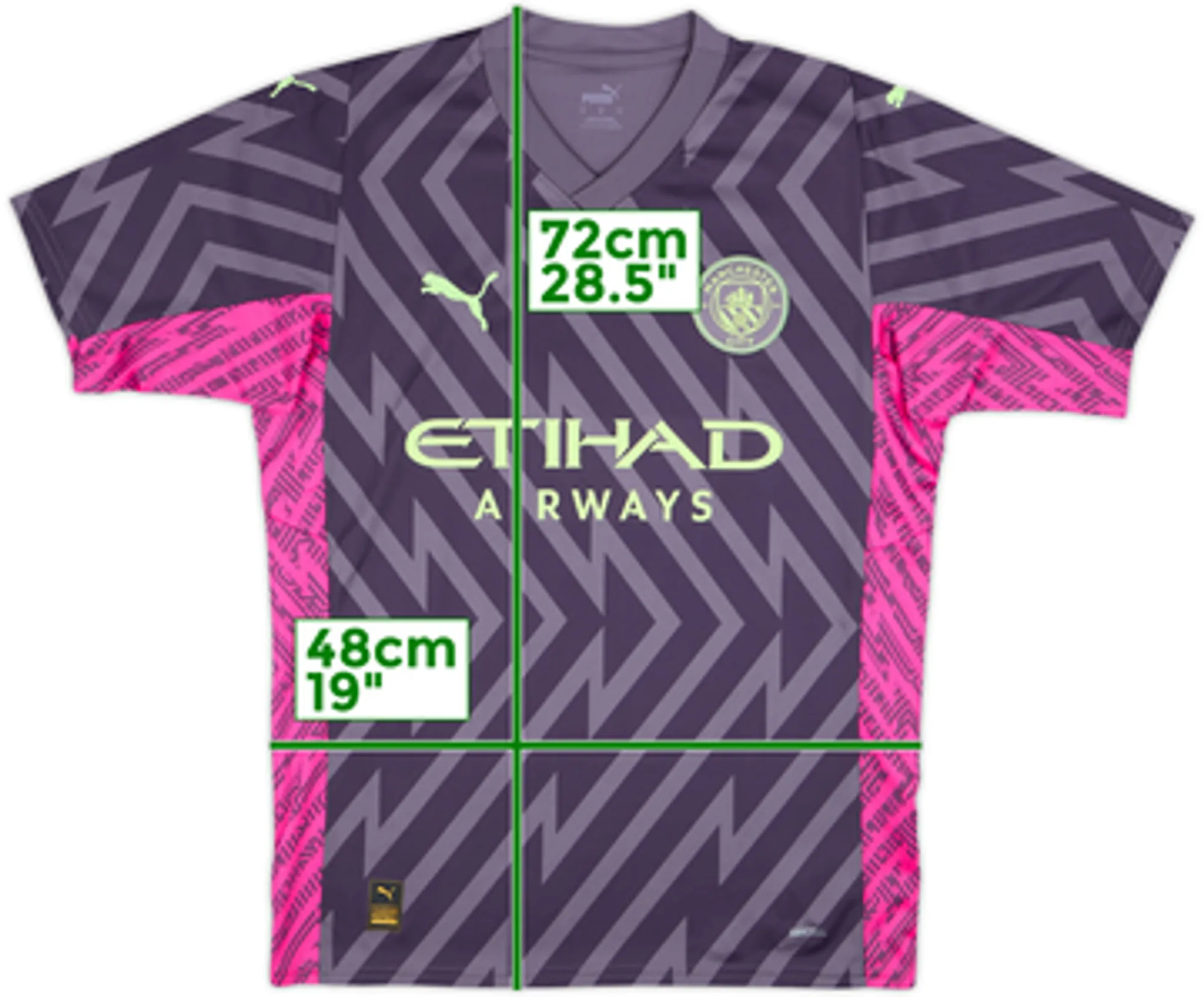 2023-24 Manchester City GK S/S Shirt - 9/10 - (M)