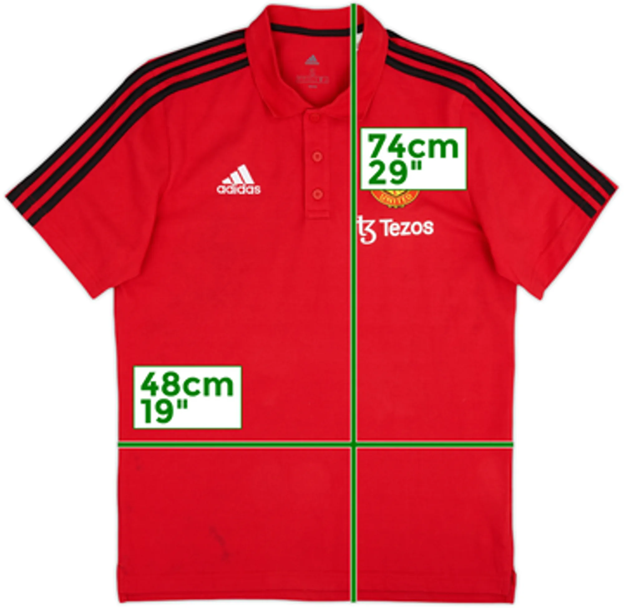 2023-24 Manchester United adidas Polo Shirt - 5/10 - (S)