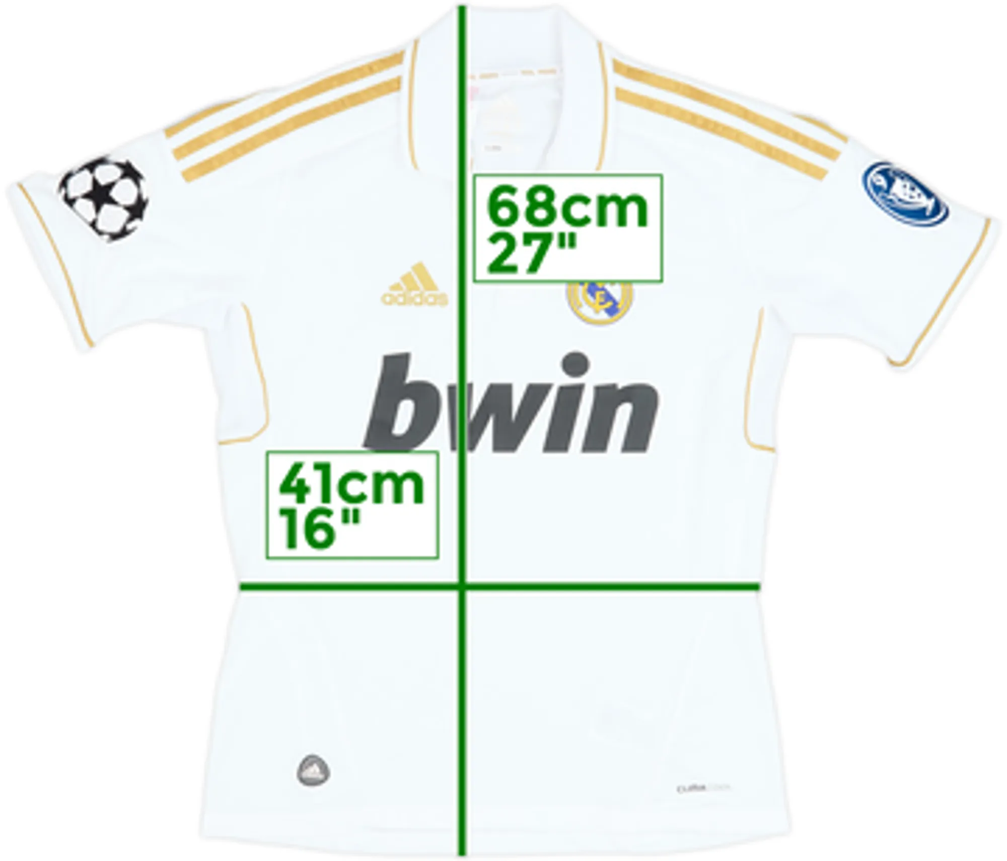 2011-12 Real Madrid Home Shirt - 6/10 - (L)