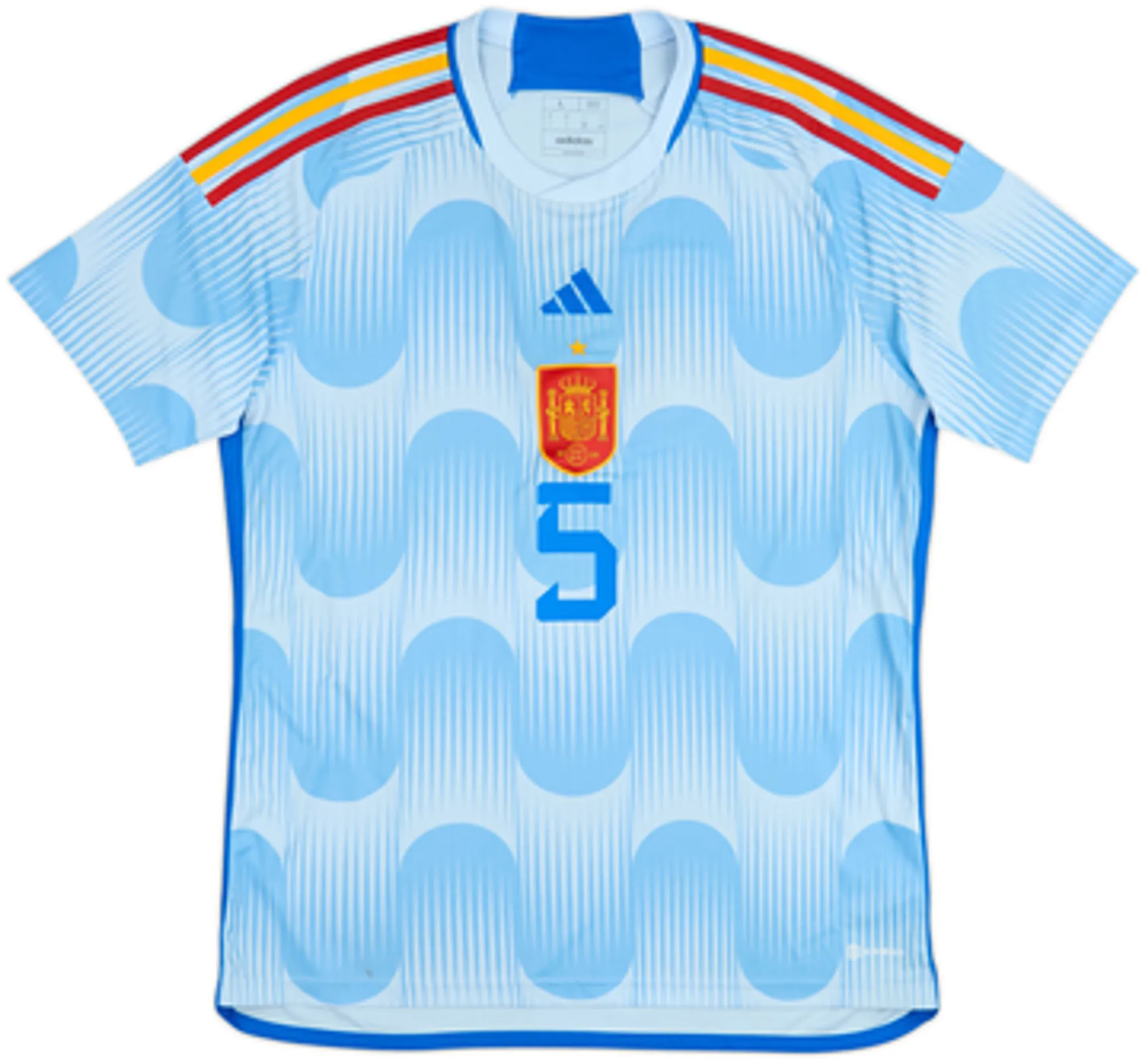 2022-23 Spain Away Shirt Sergio #5 - 8/10 - (L)