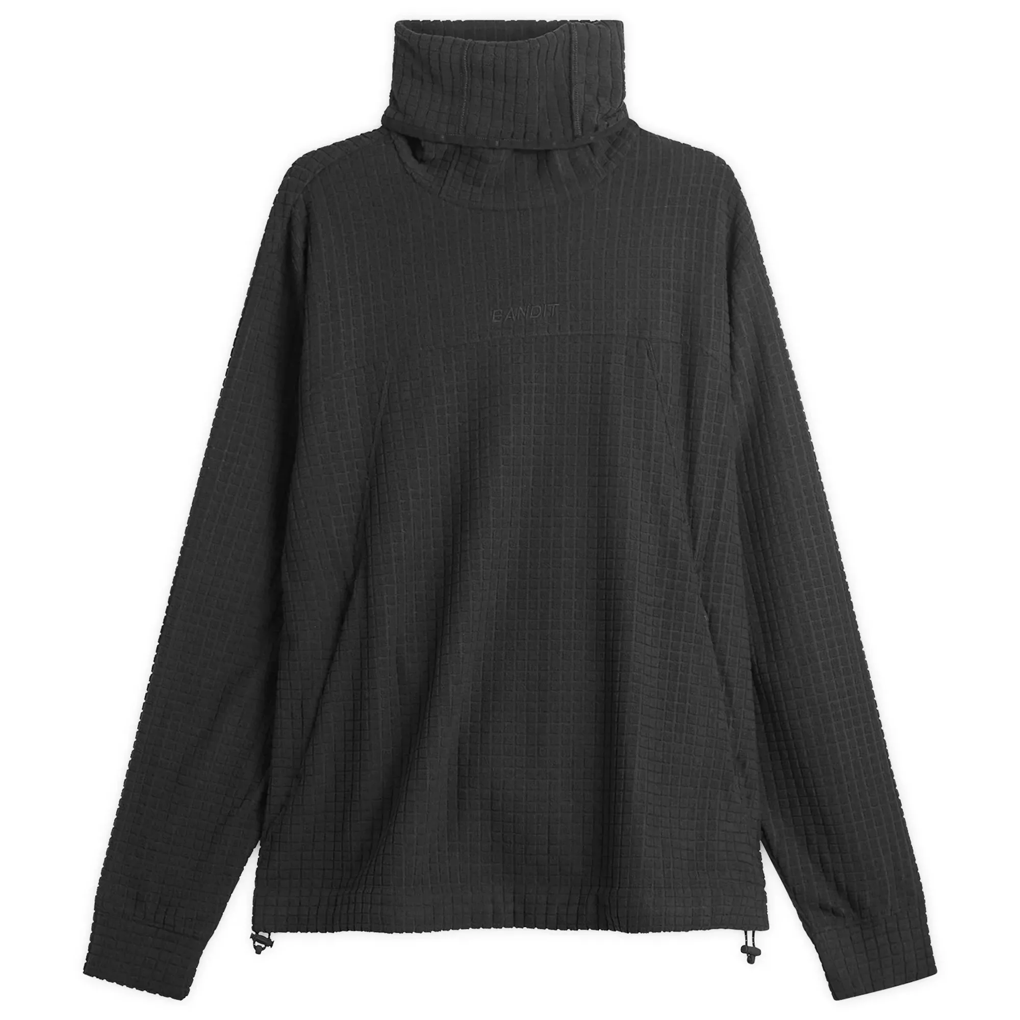 Bandit Men's Macrosoft Grid Snood Pullover Bandit Black