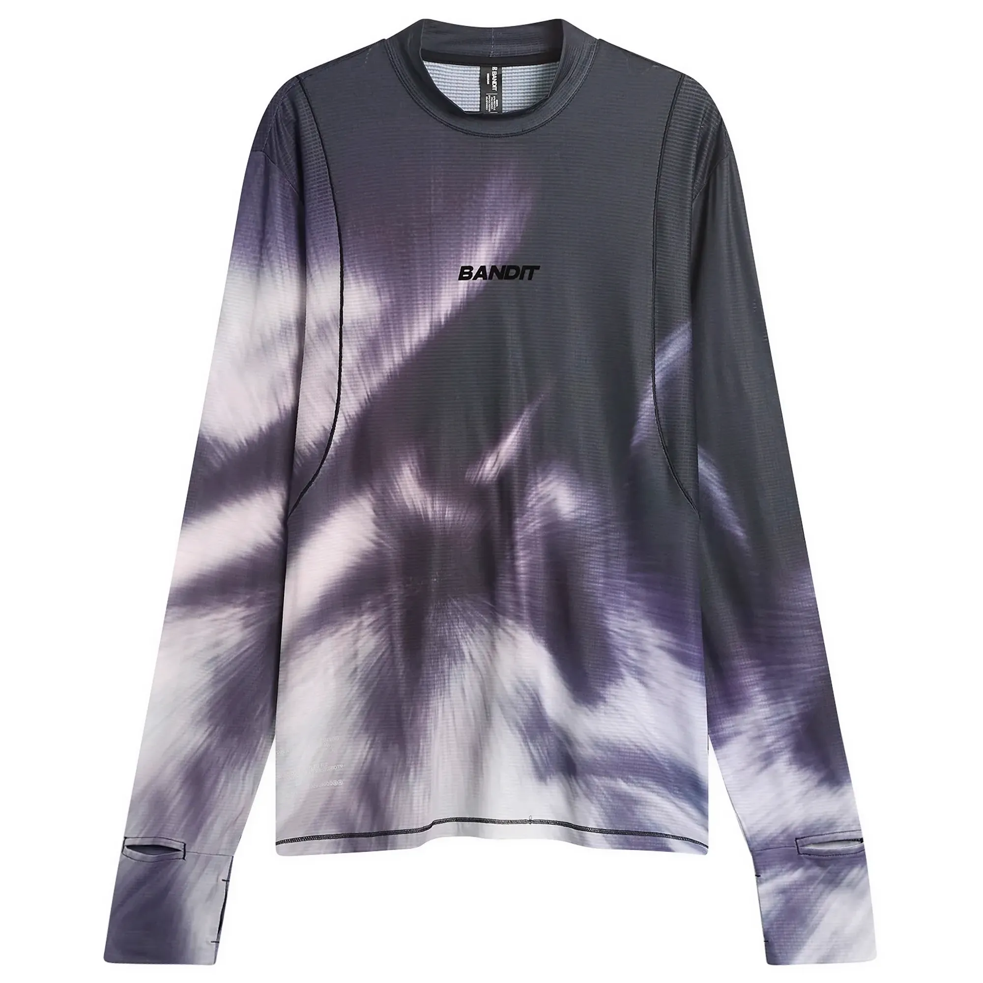 Bandit Men's Aura Grid Mockneck Long Sleeve Haze Multi