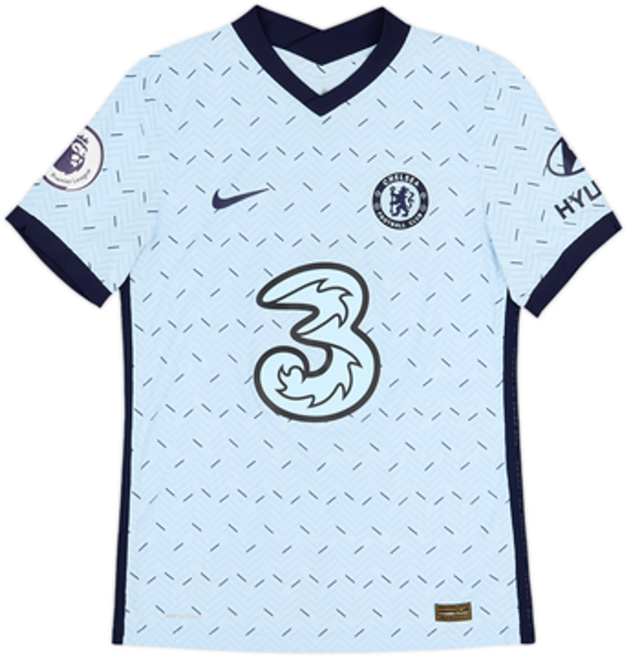2020-21 Chelsea Authentic Away Shirt Mount #19 - 8/10 - (S)