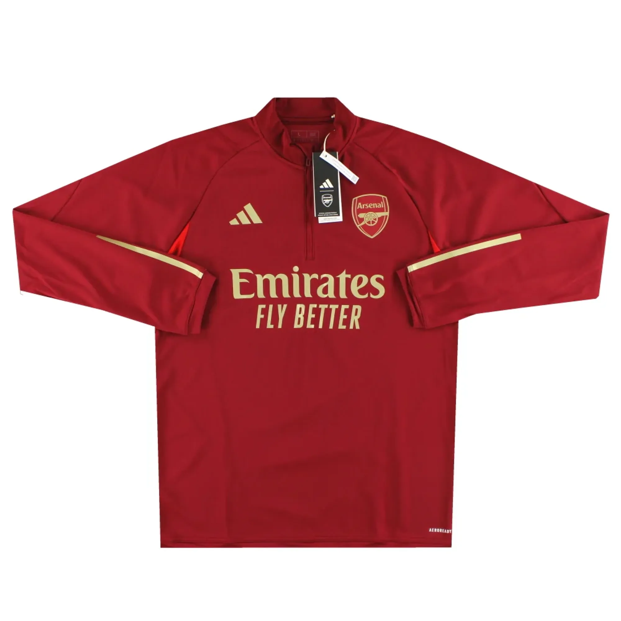 2023-24 Arsenal adidas 1/4 Zip Training Top *w/tags* - Arsenal / w/tags 