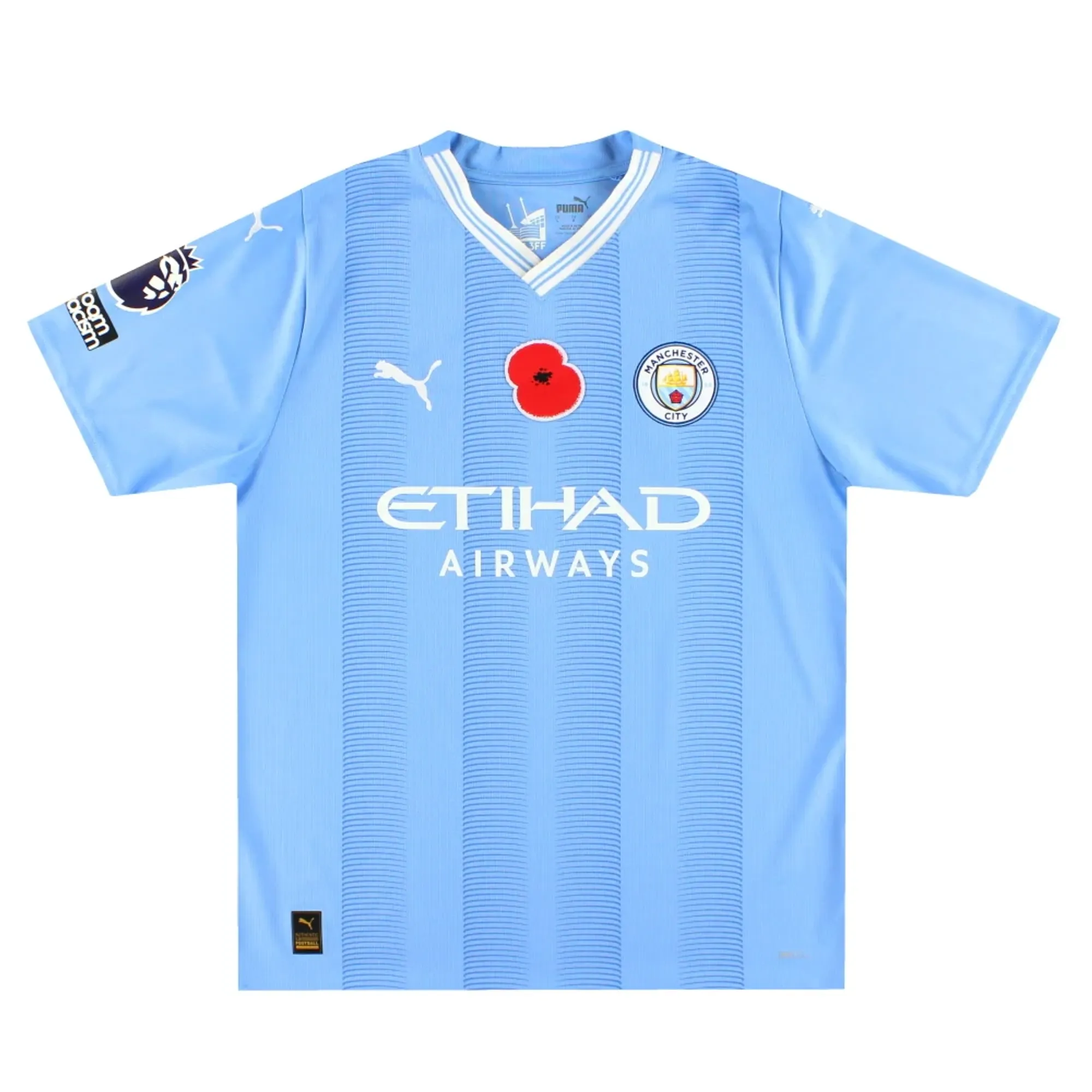 2023-24 Manchester City Puma Home Shirt L - Manchester City / Excellent 