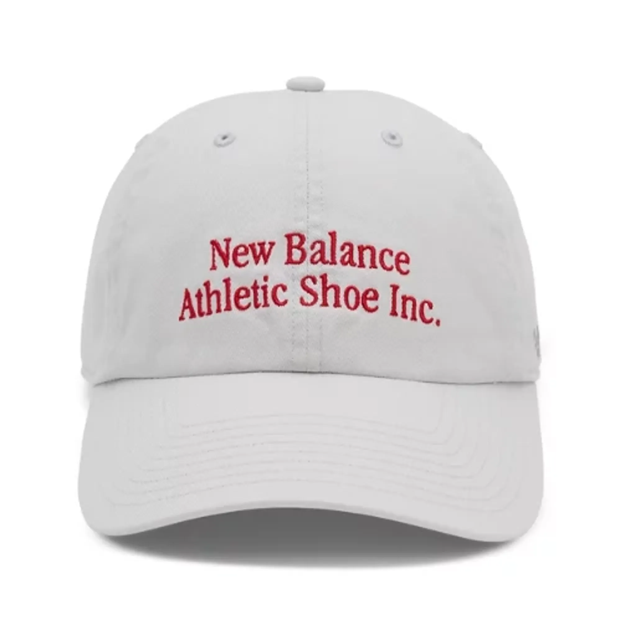 New Balance Unisex '47 Clean Up NB Athletic Shoe in Grey/Red Cotton Twill