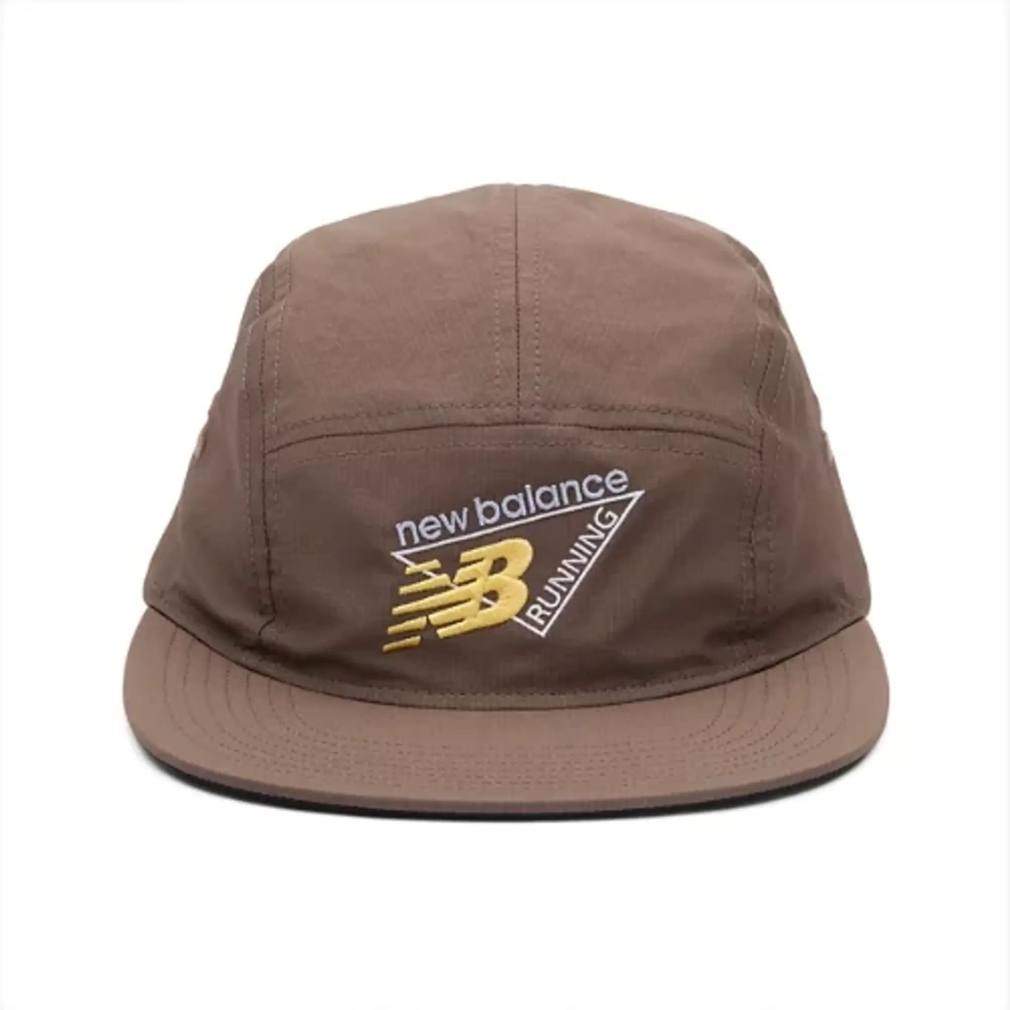 New Balance Unisex '47 Classic Tri-logo in Brown/Yellow Nylon