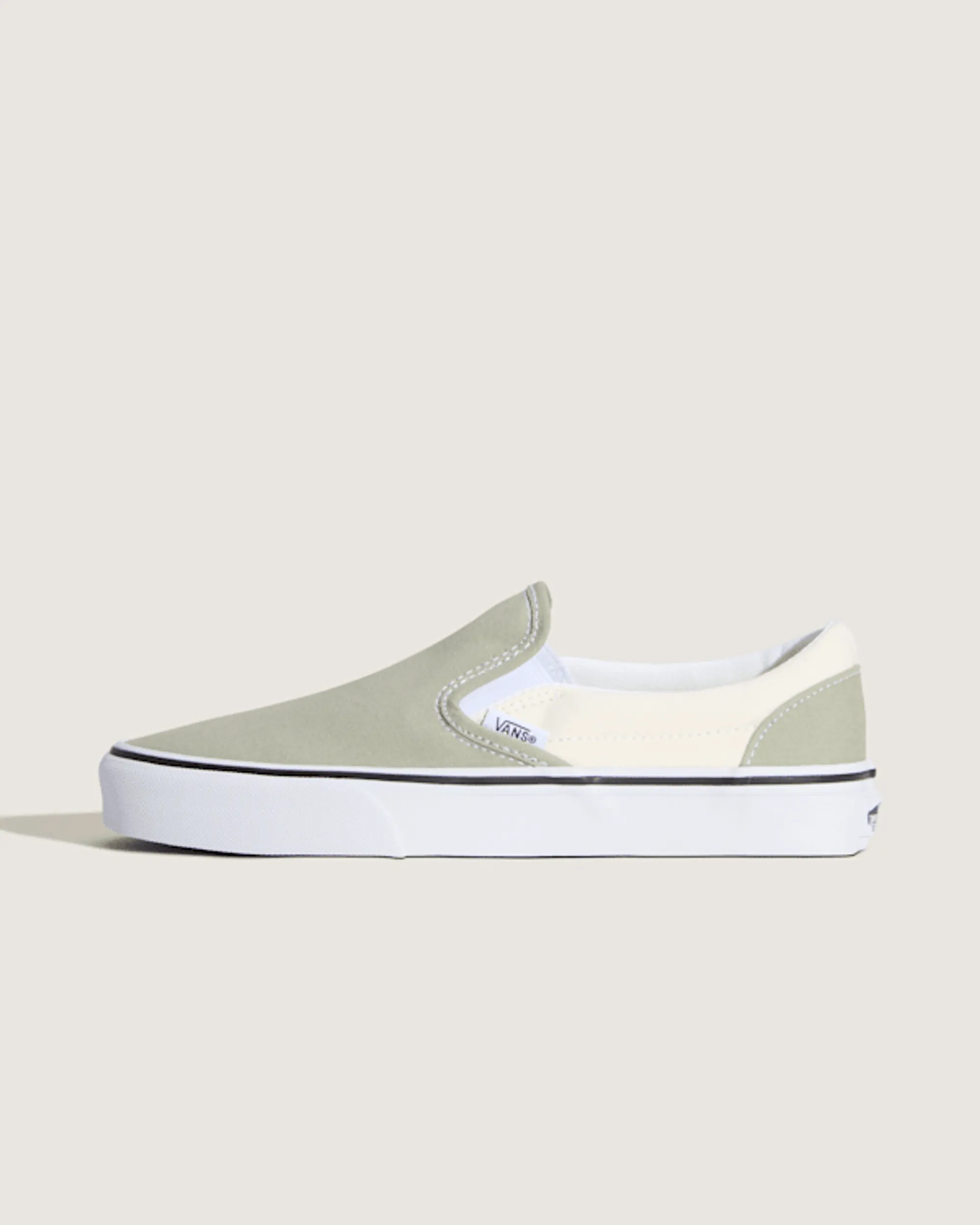 Vans - Classic Slip-On Shoes, Man, Beige