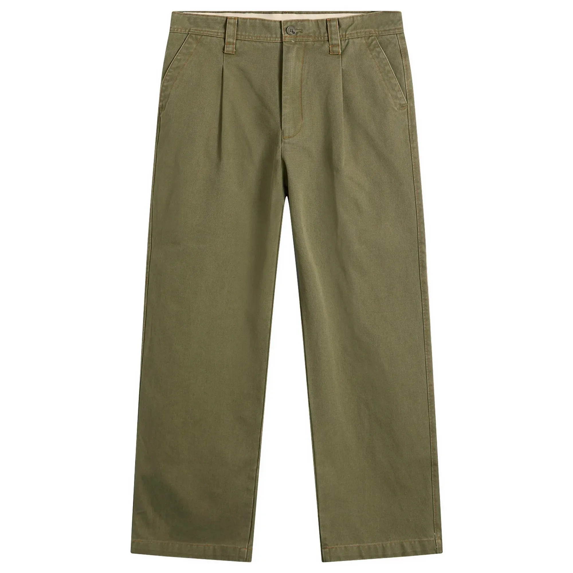 Bound Men's Heavy Canvas Workwear Trousers Army