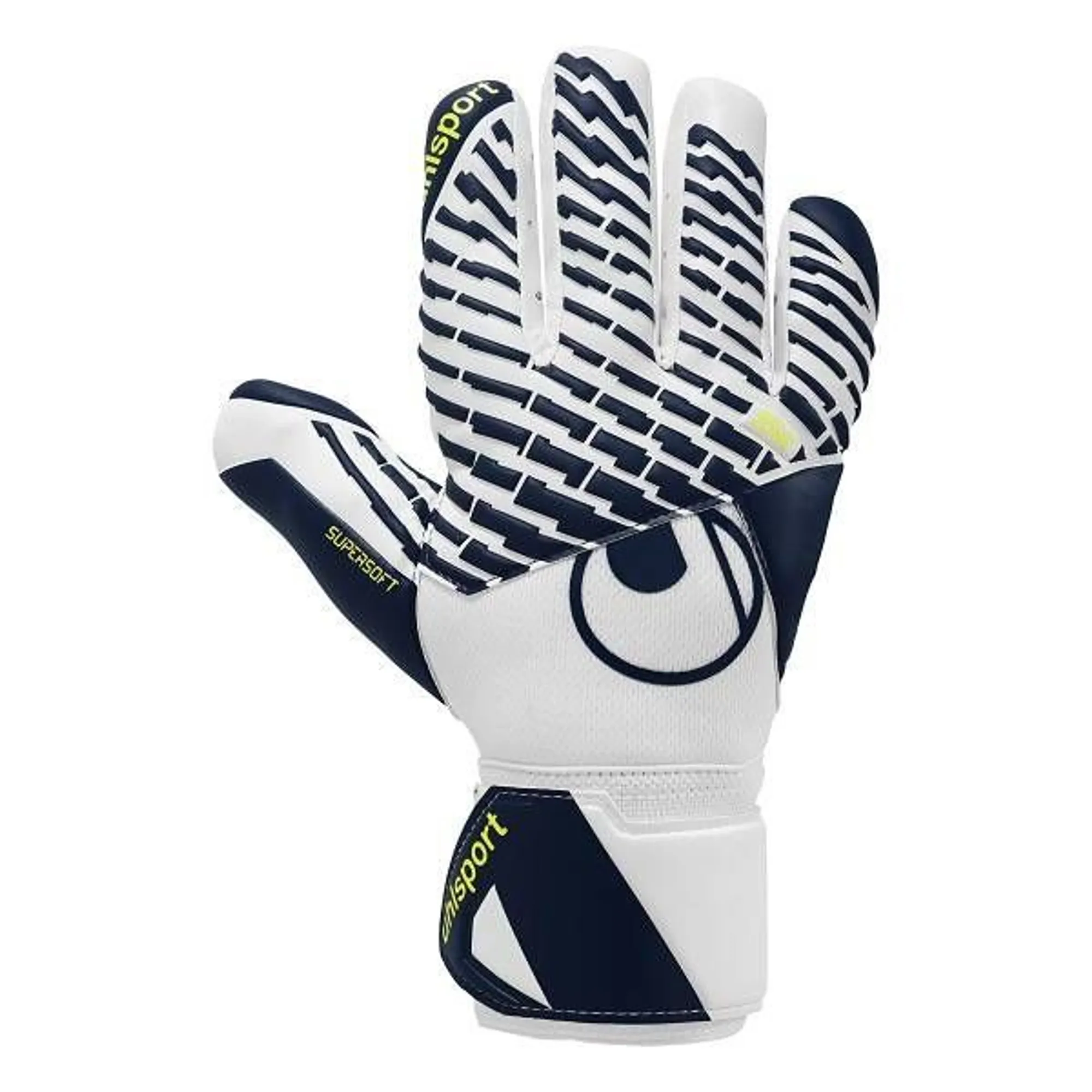 Uhlsport Goalkeeper Gloves Fangmaschine Supersoft Hn - ['White']
