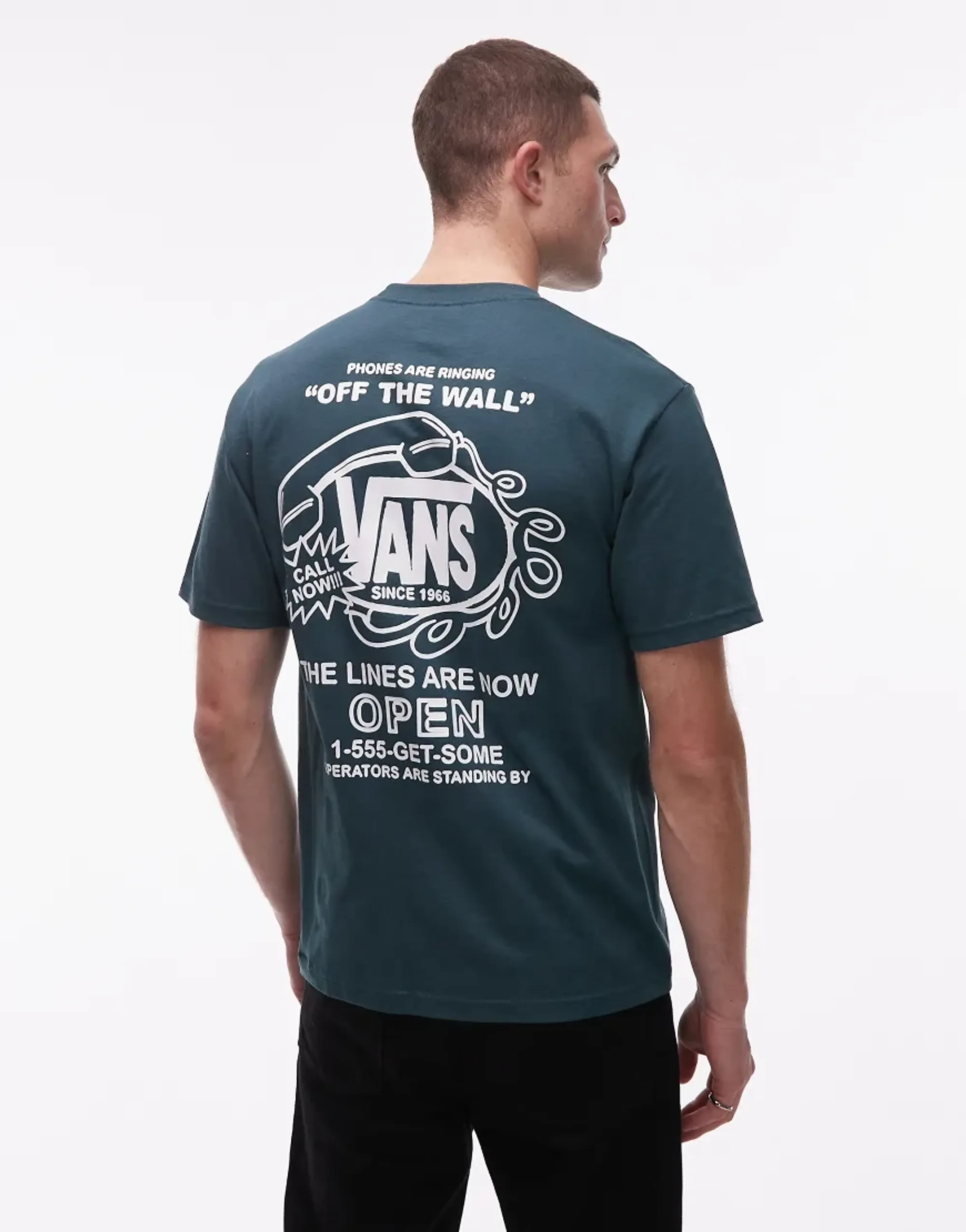 Vans Hotline T-Shirt - Green - Mens