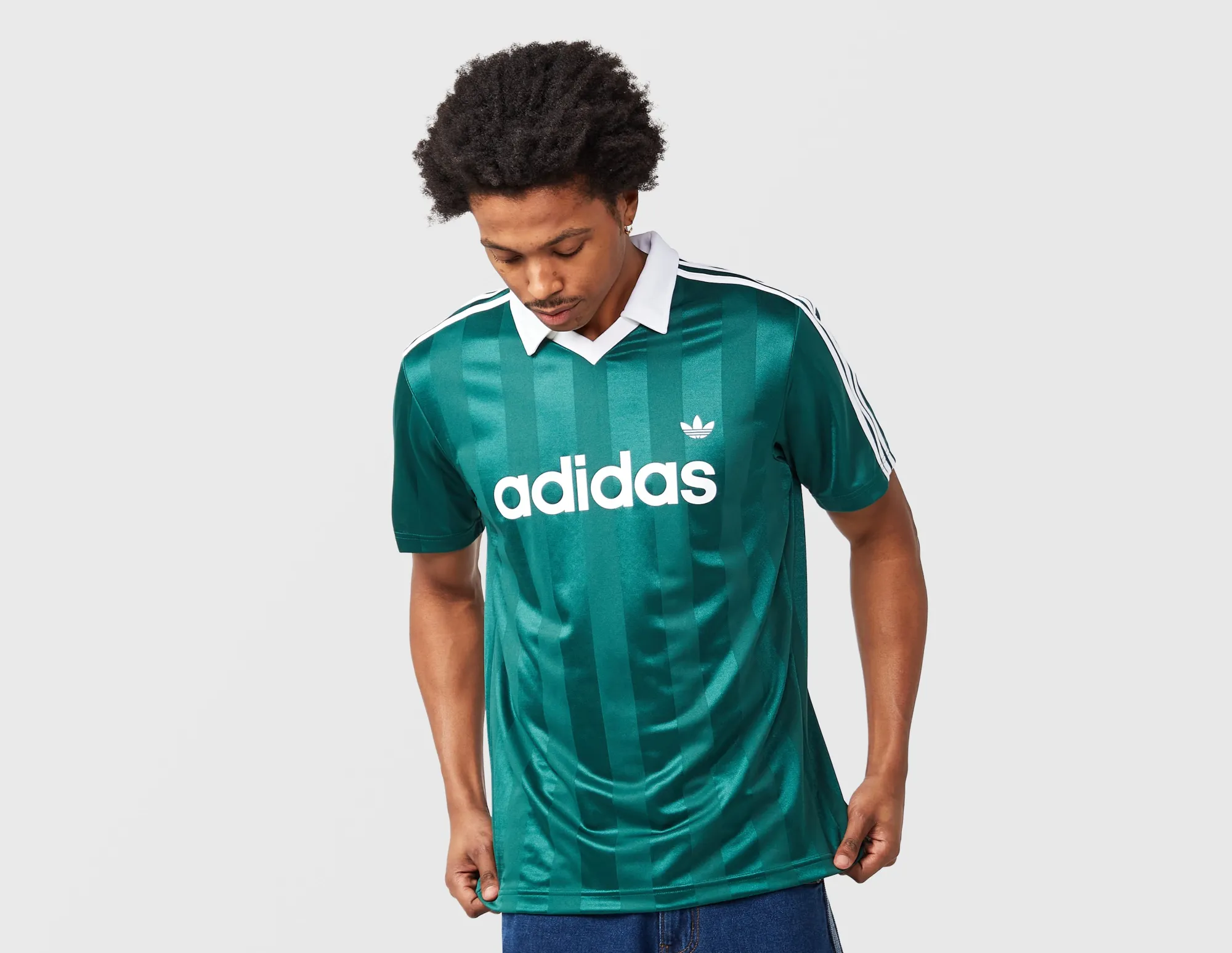 adidas Originals Archive Collar Jersey, Green