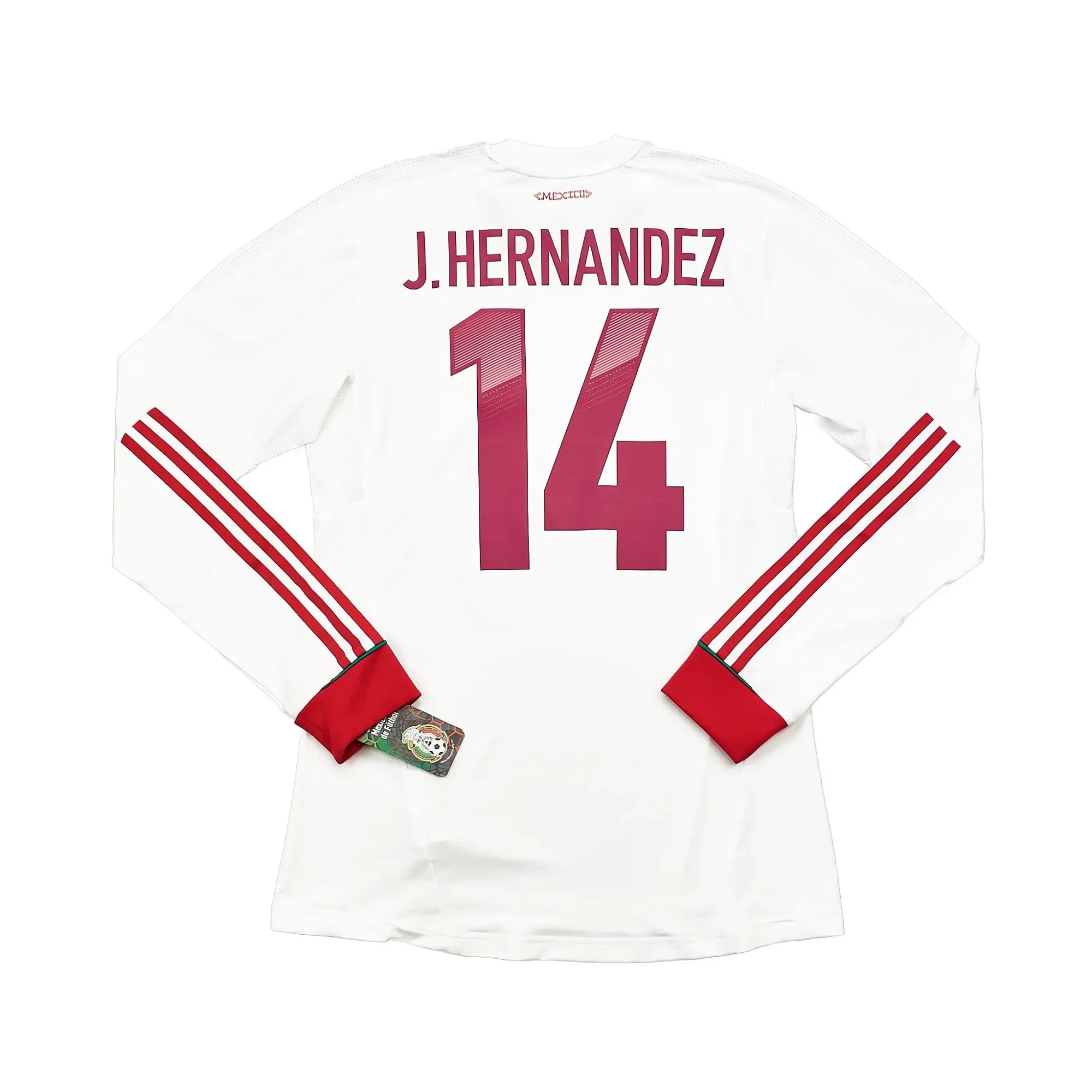 2013/14 Mexico J.Hernandez #14 *Player Issue* BNWT L/S Away Shirt (M) Adidas | Cult Kits