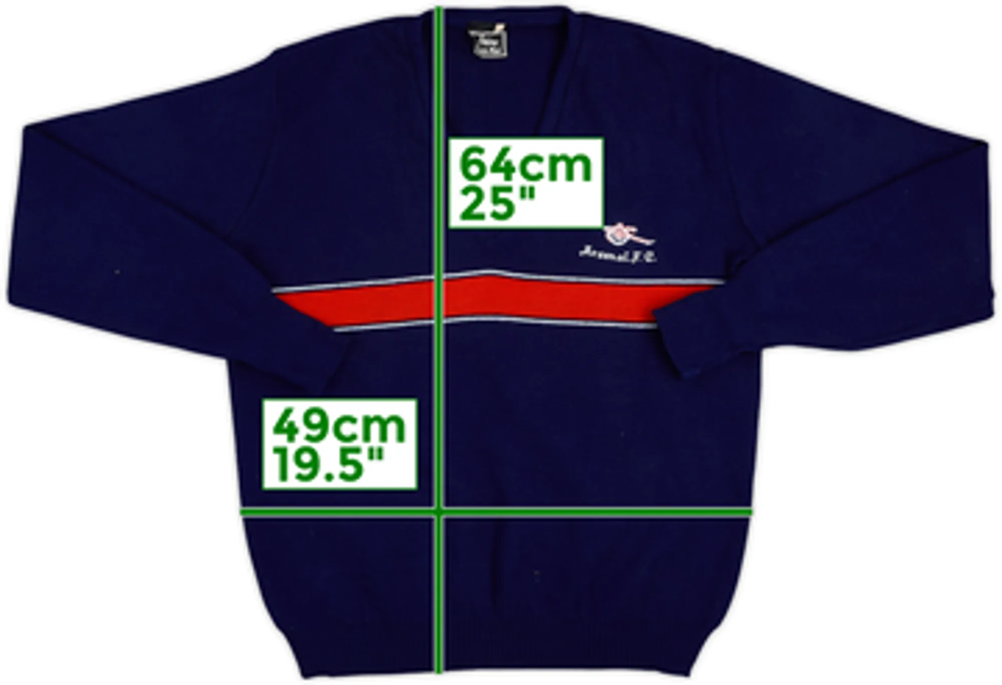 1986-88 Arsenal Porters Knitted Jumper - 8/10 - (L)