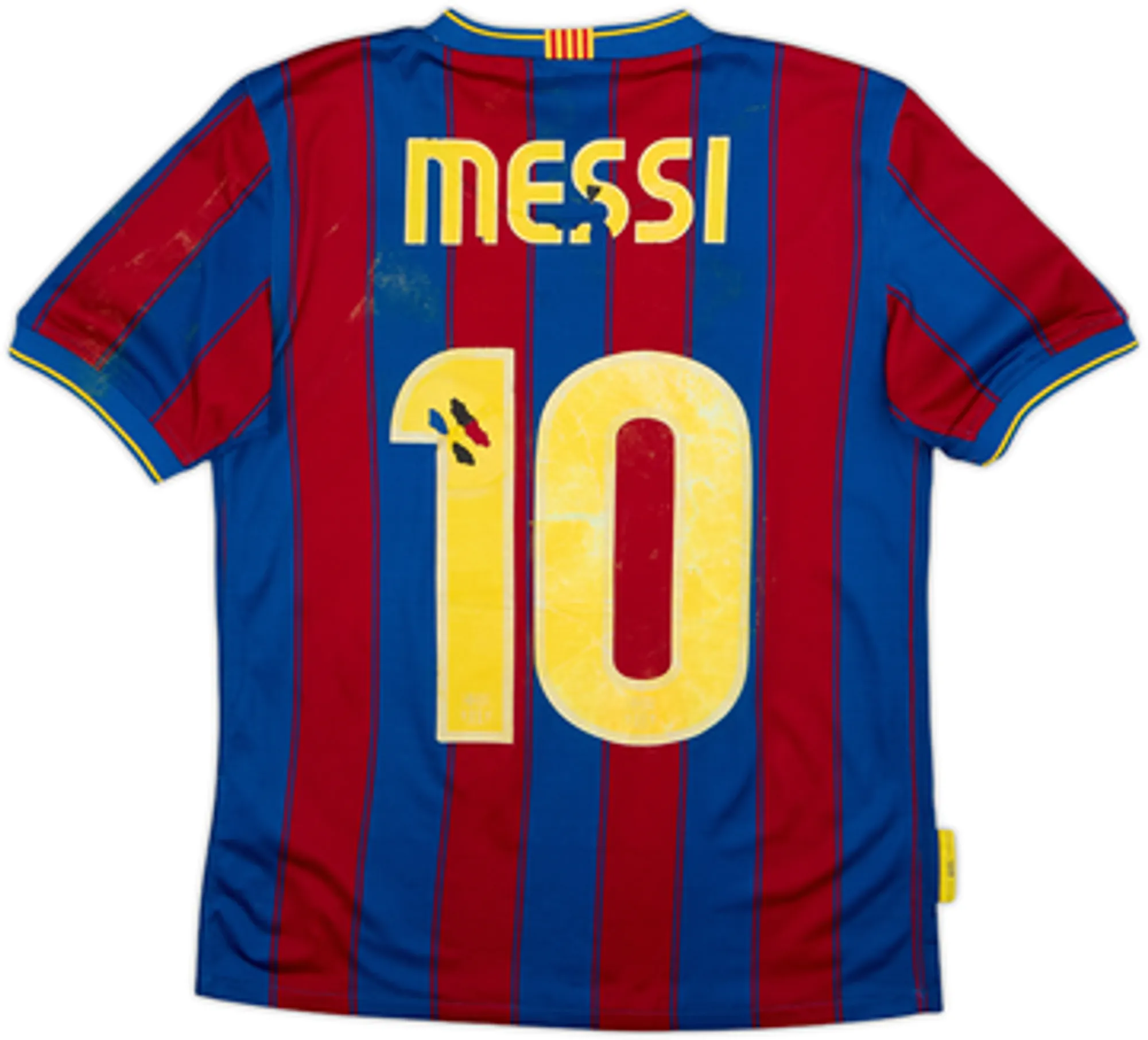2009-10 Barcelona Home Shirt Messi #10 - 4/10 - (S)