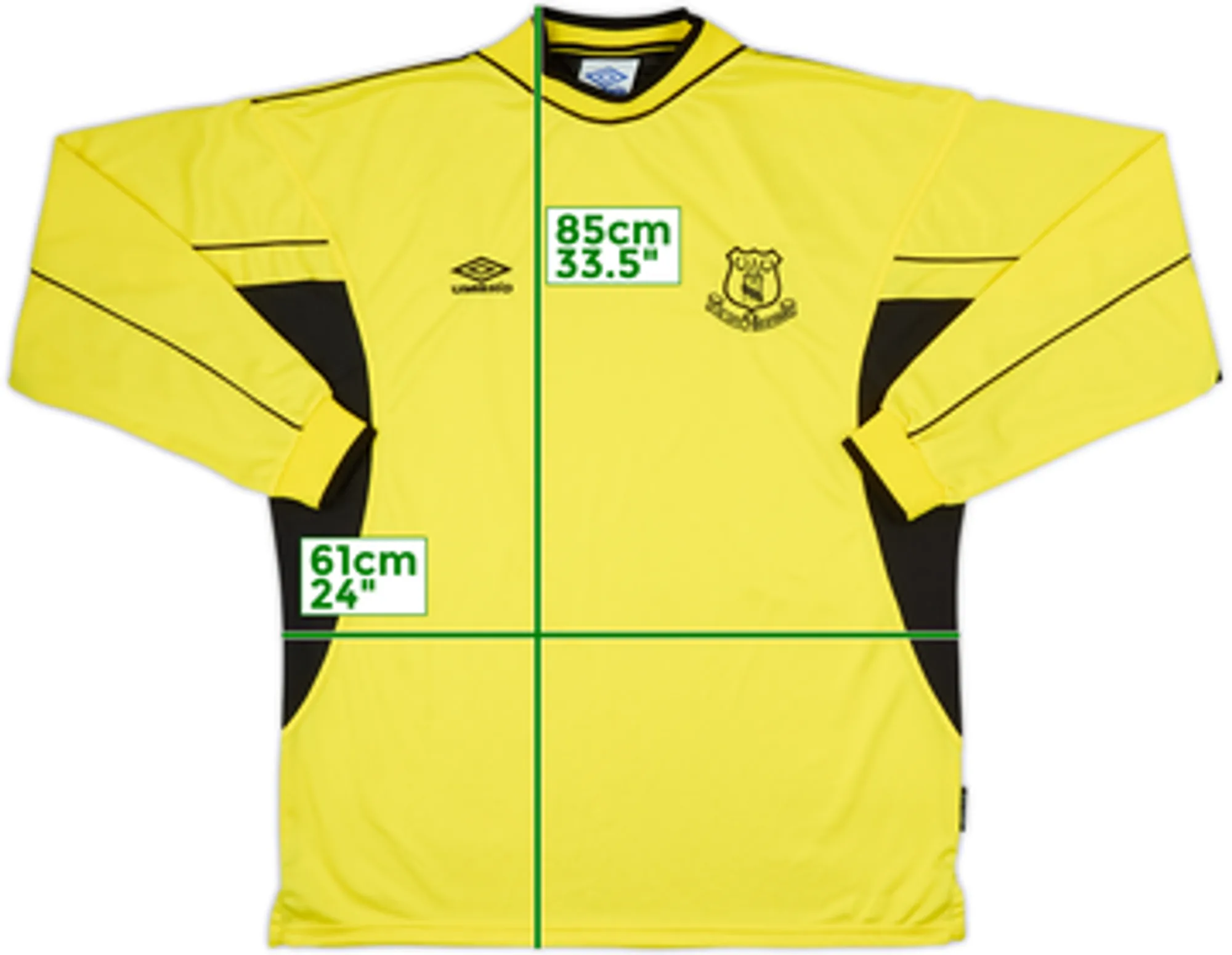 1999-00 Everton GK Shirt - 8/10 - (XL)