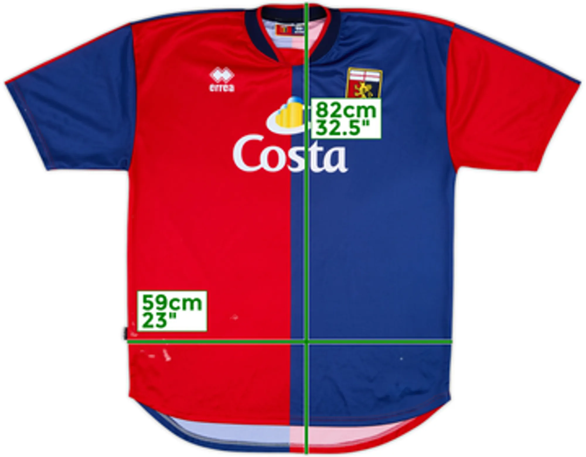 2003-04 Genoa Home Shirt - 6/10 - (XXL)