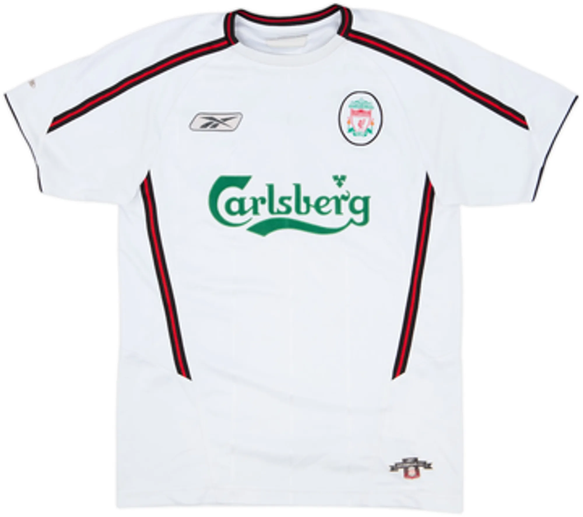 2003-04 Liverpool Away Shirt Hyypia #4 - 7/10 - (XL.Boys)
