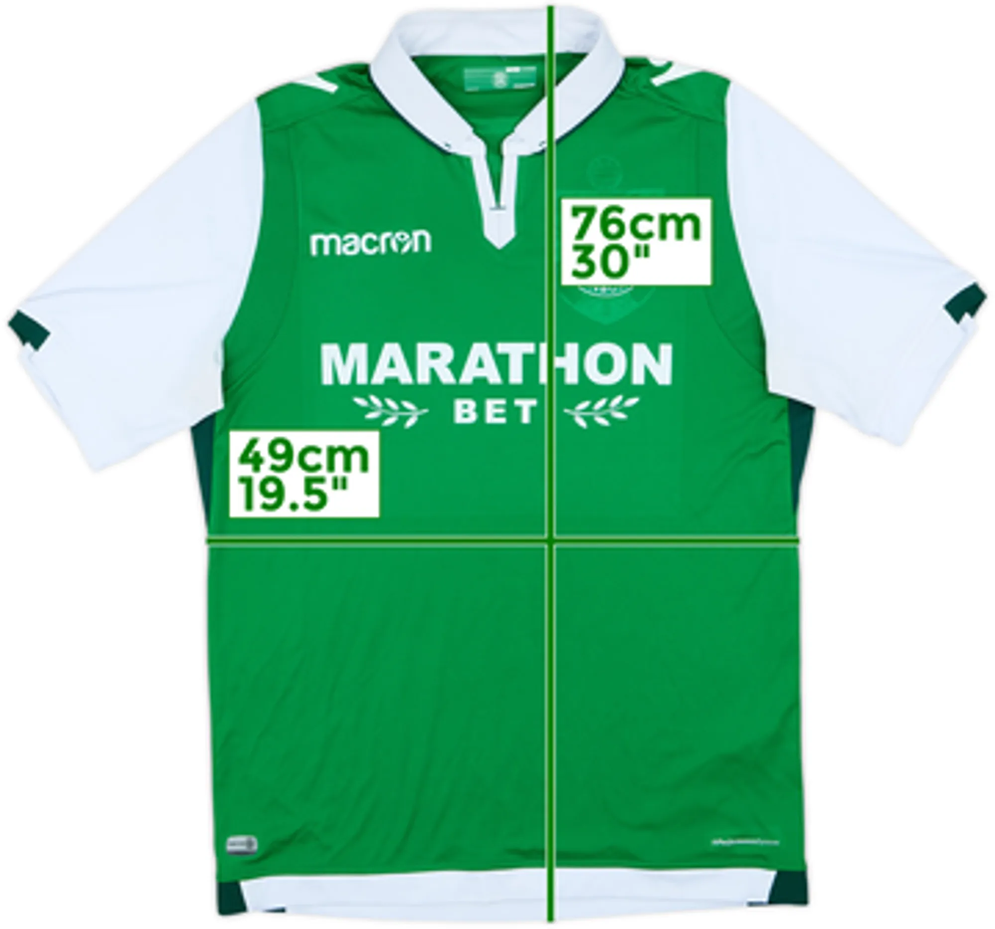 2017-18 Hibernian Home Shirt - 8/10 - (L)
