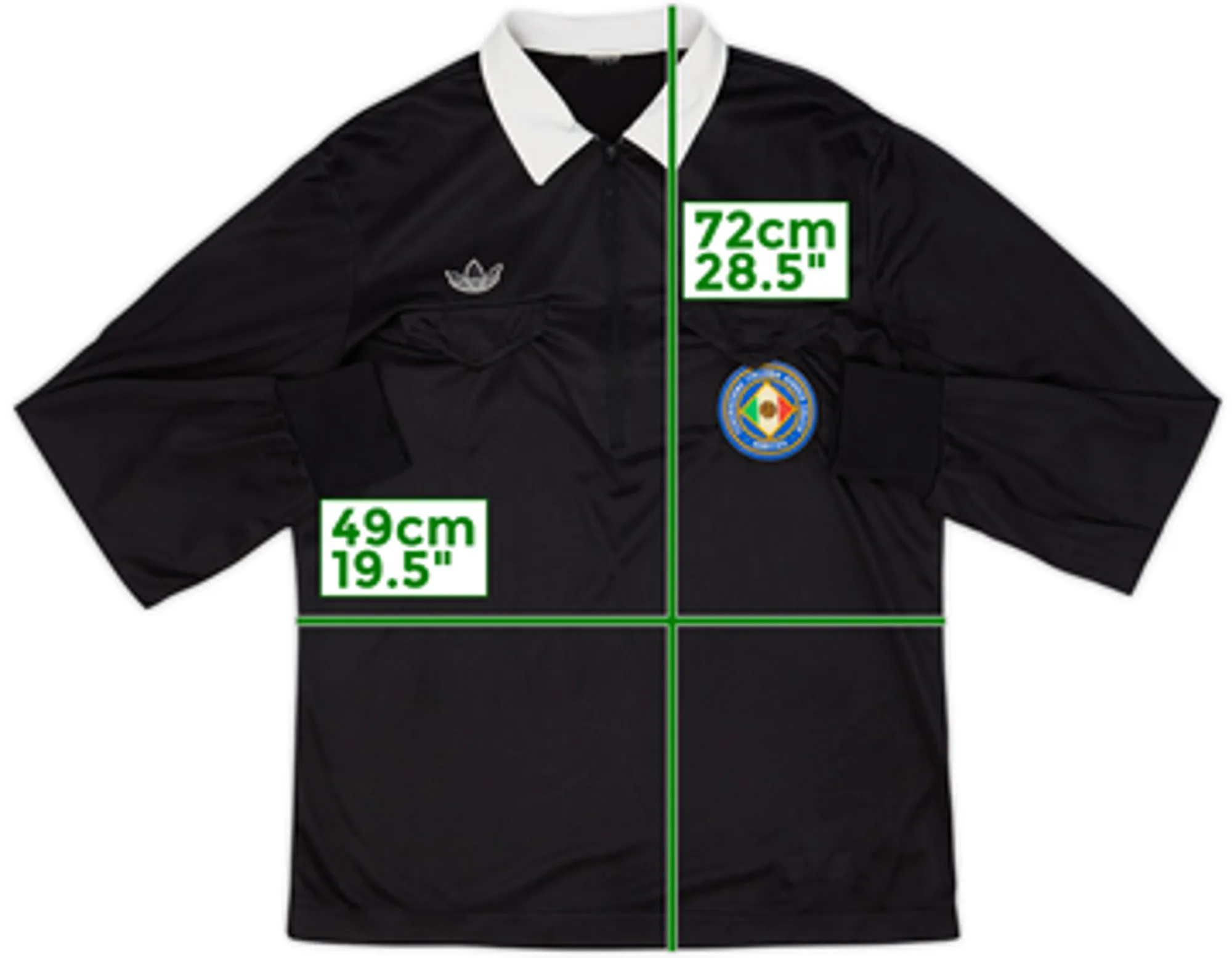 1990s Italy adidas Referee L/S Shirt - 8/10 - (M)